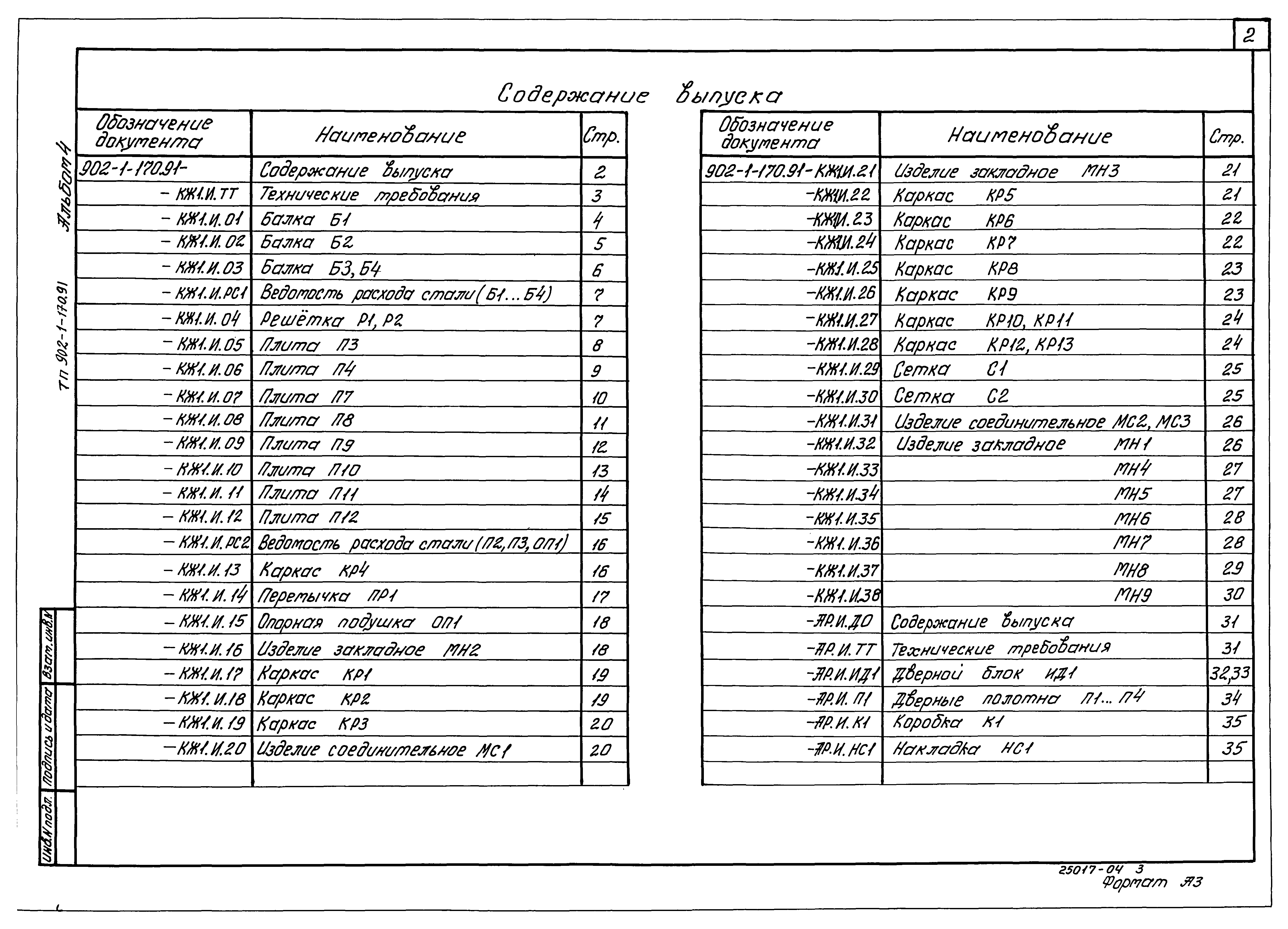 Типовой проект 902-1-173.91