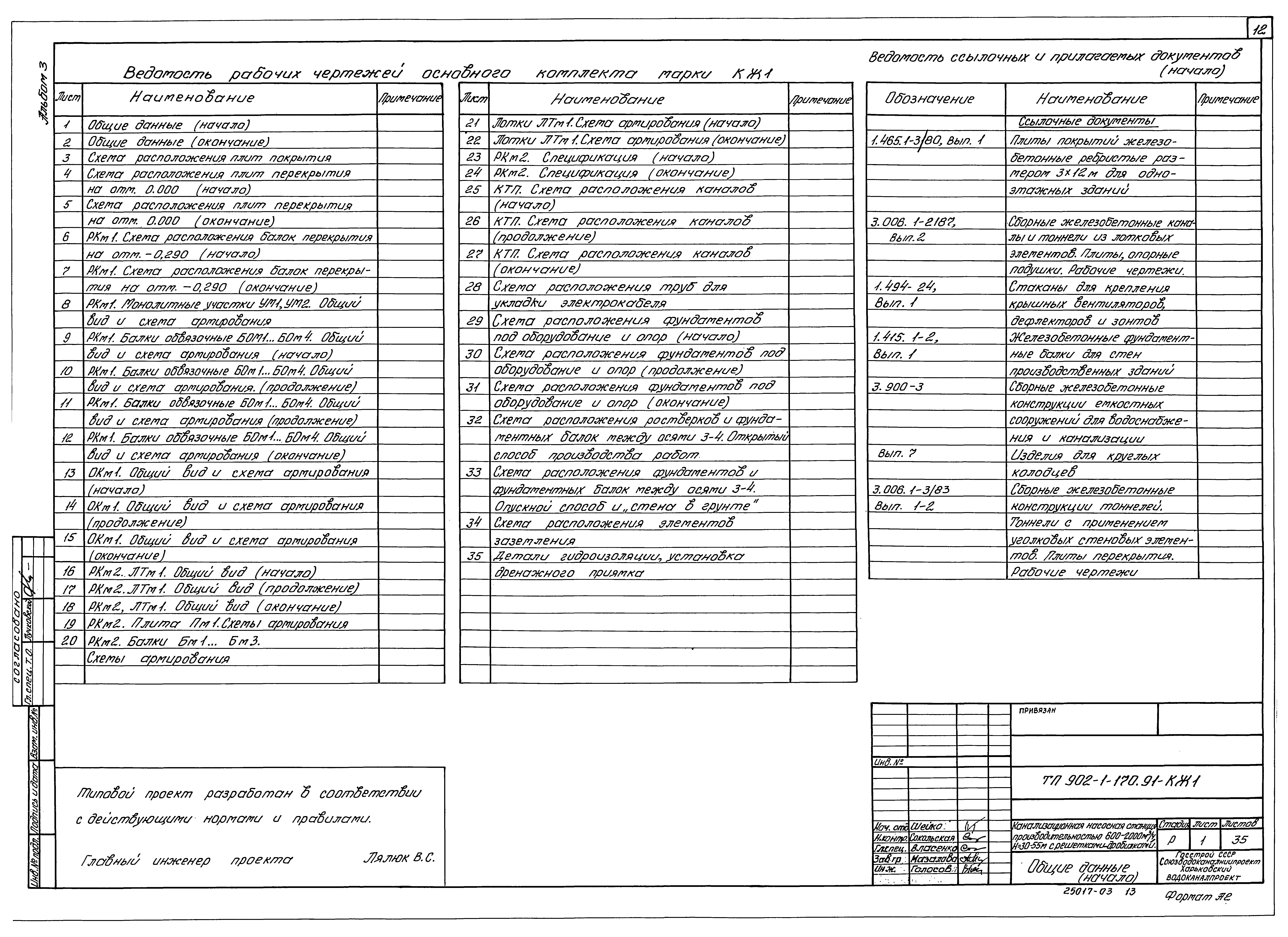 Типовой проект 902-1-173.91