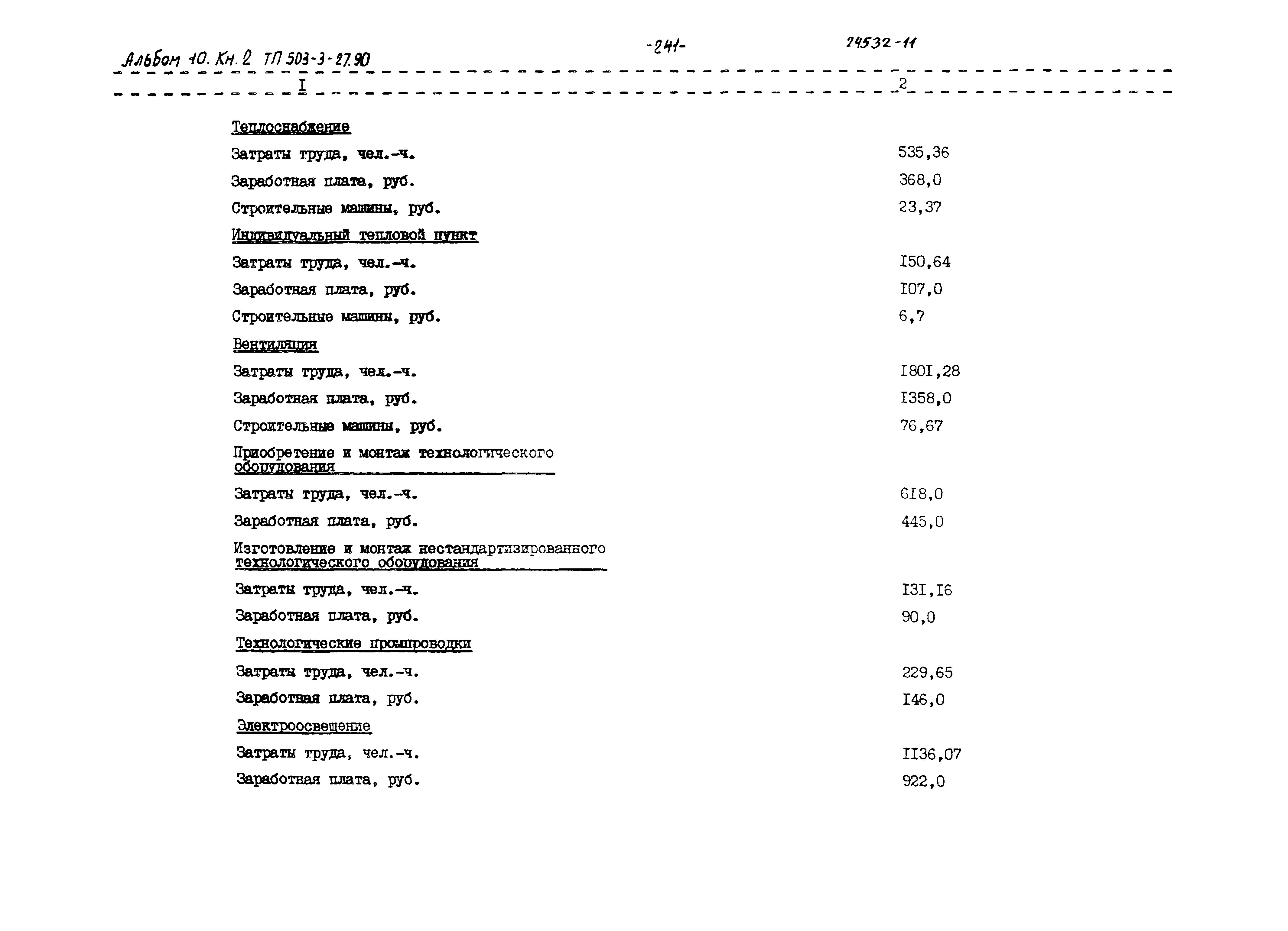 Типовой проект 503-3-27.90
