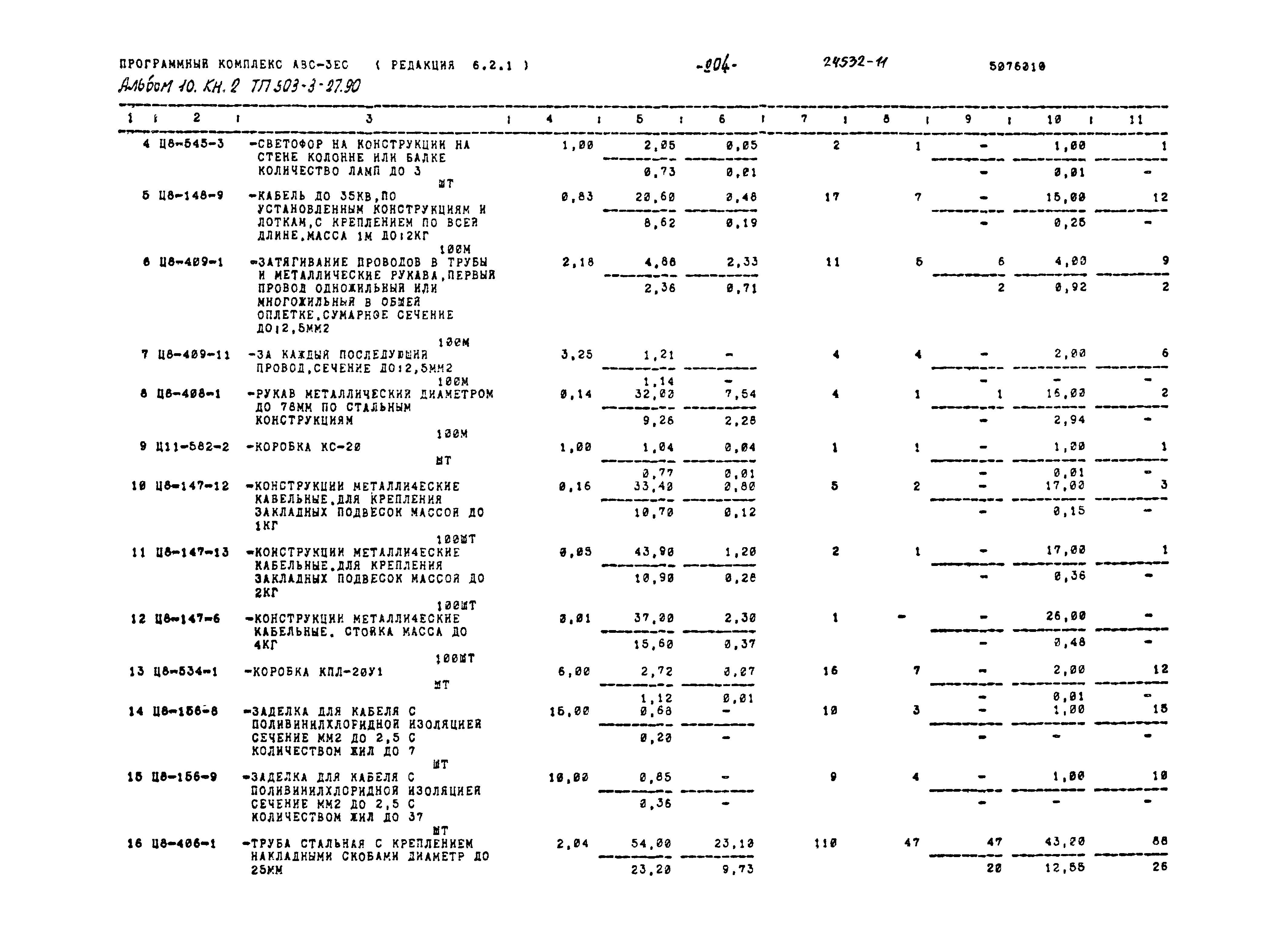 Типовой проект 503-3-27.90