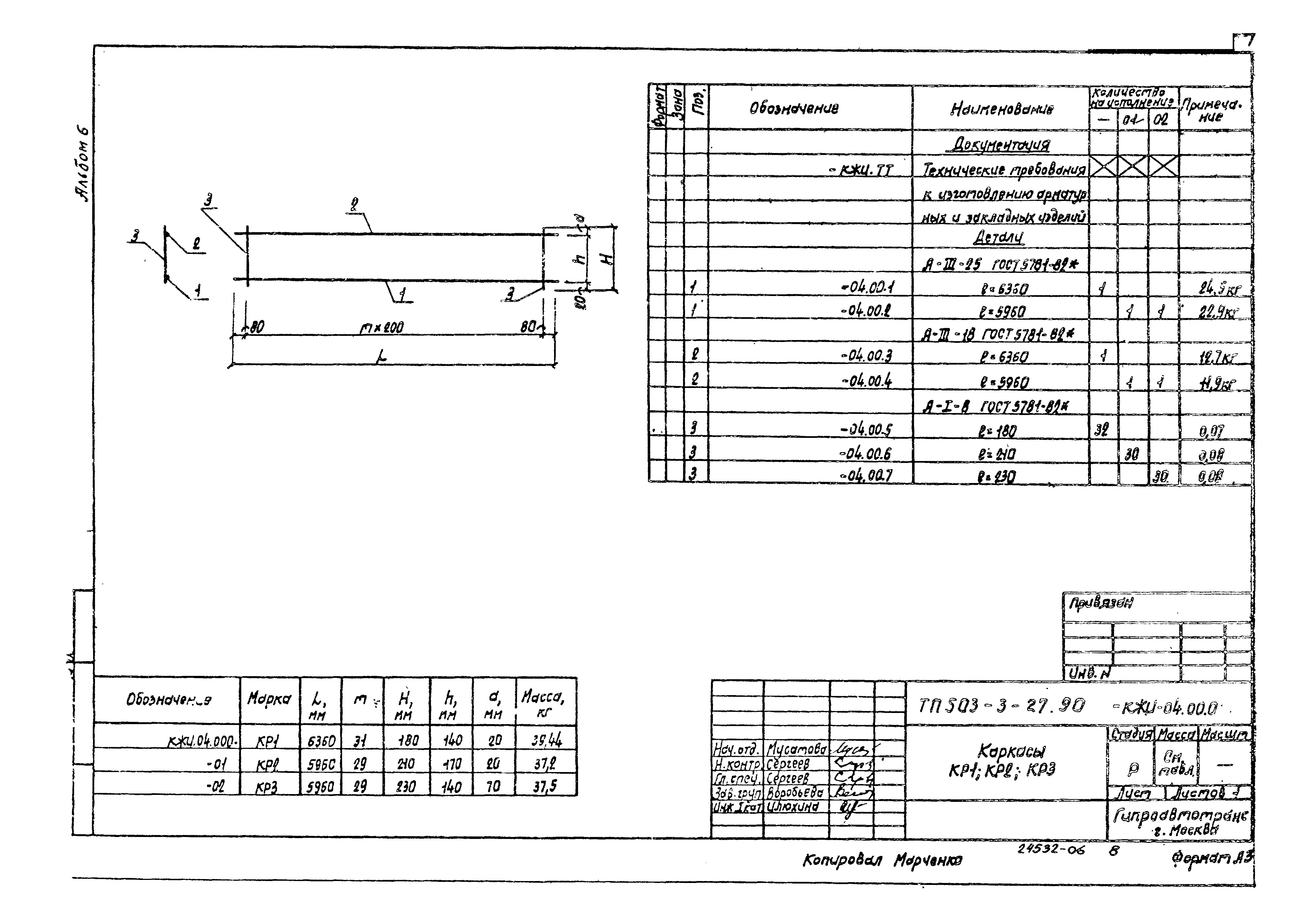 Типовой проект 503-3-27.90