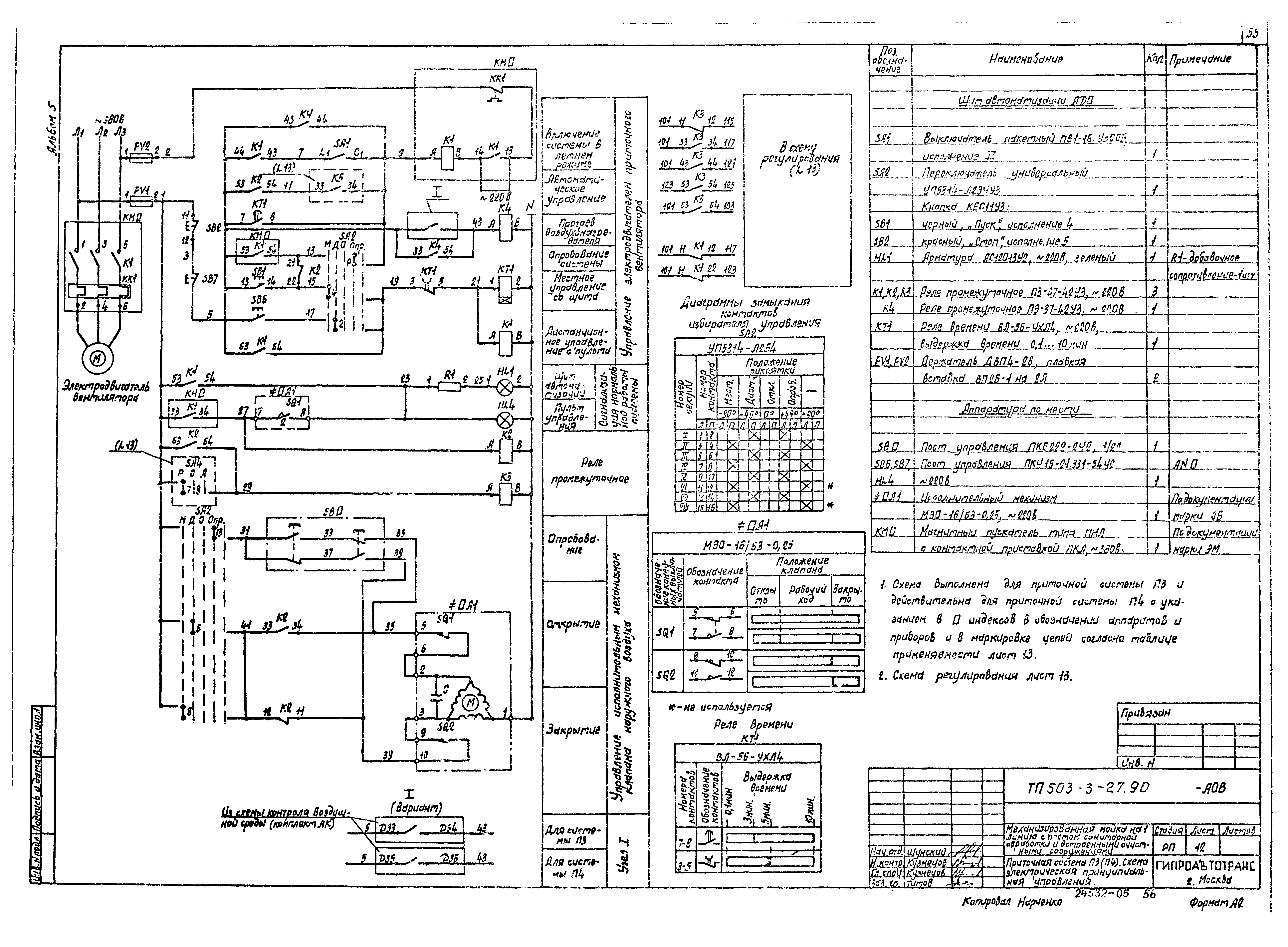 Типовой проект 503-3-27.90