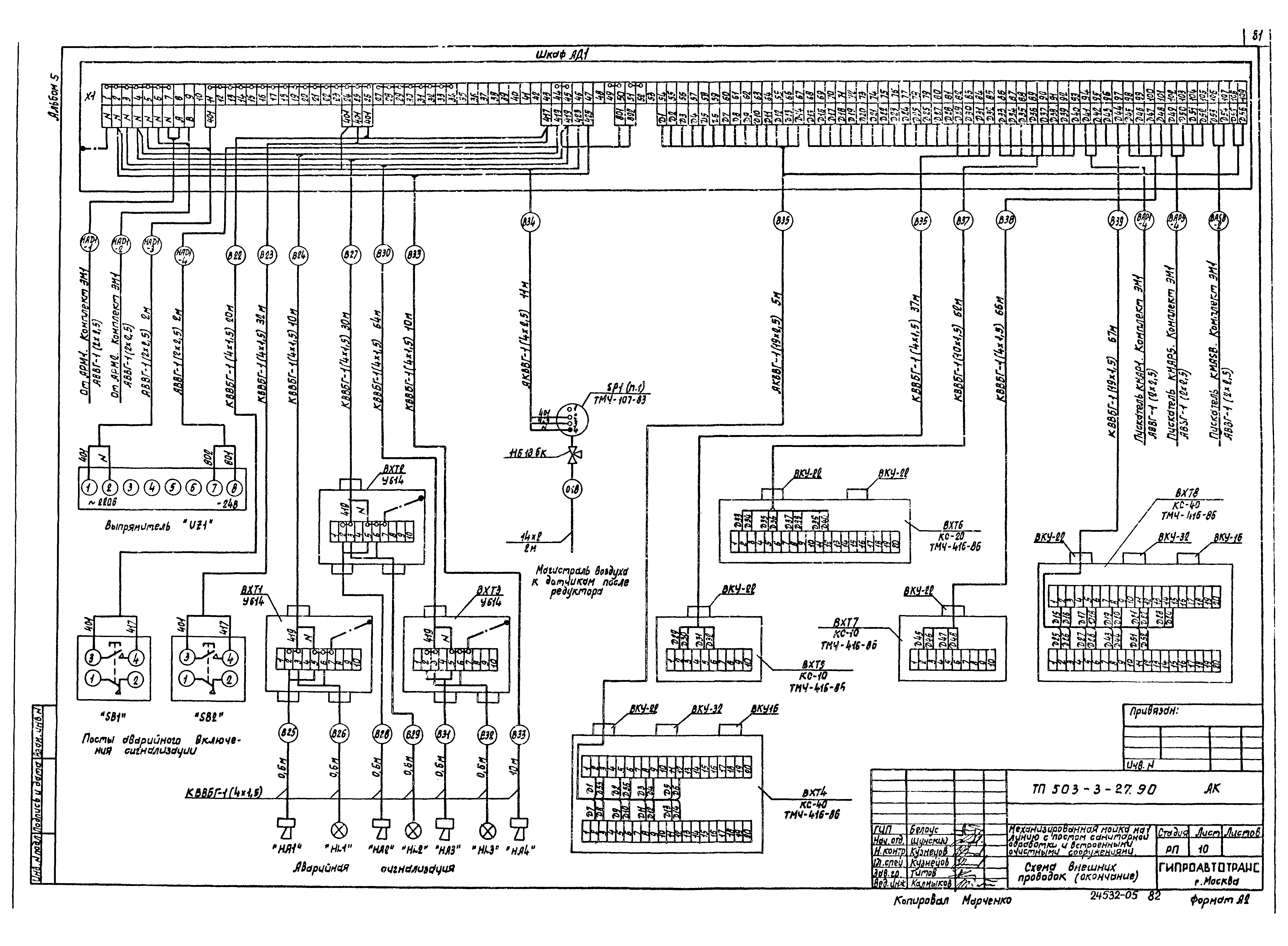 Типовой проект 503-3-27.90