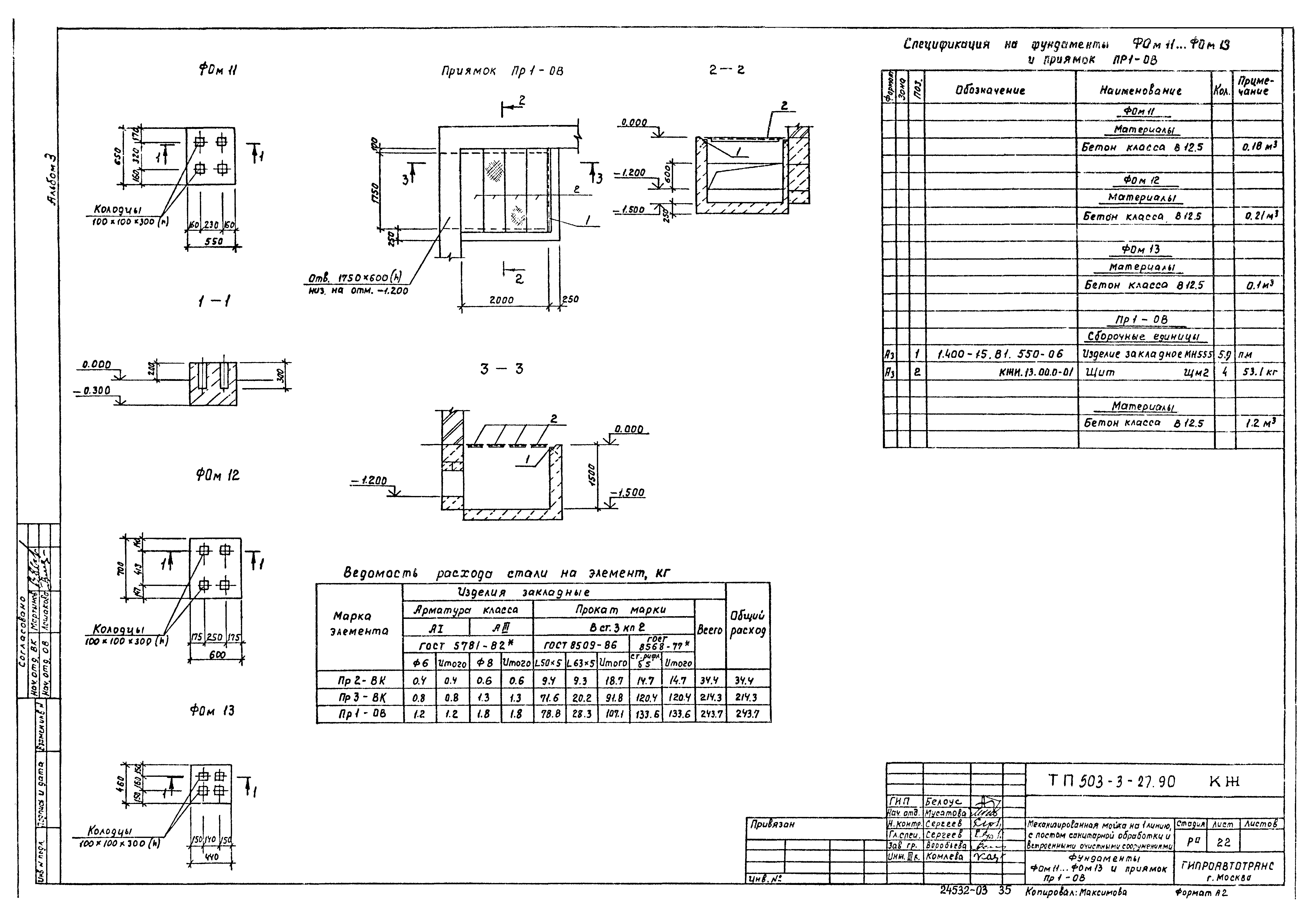 Типовой проект 503-3-27.90