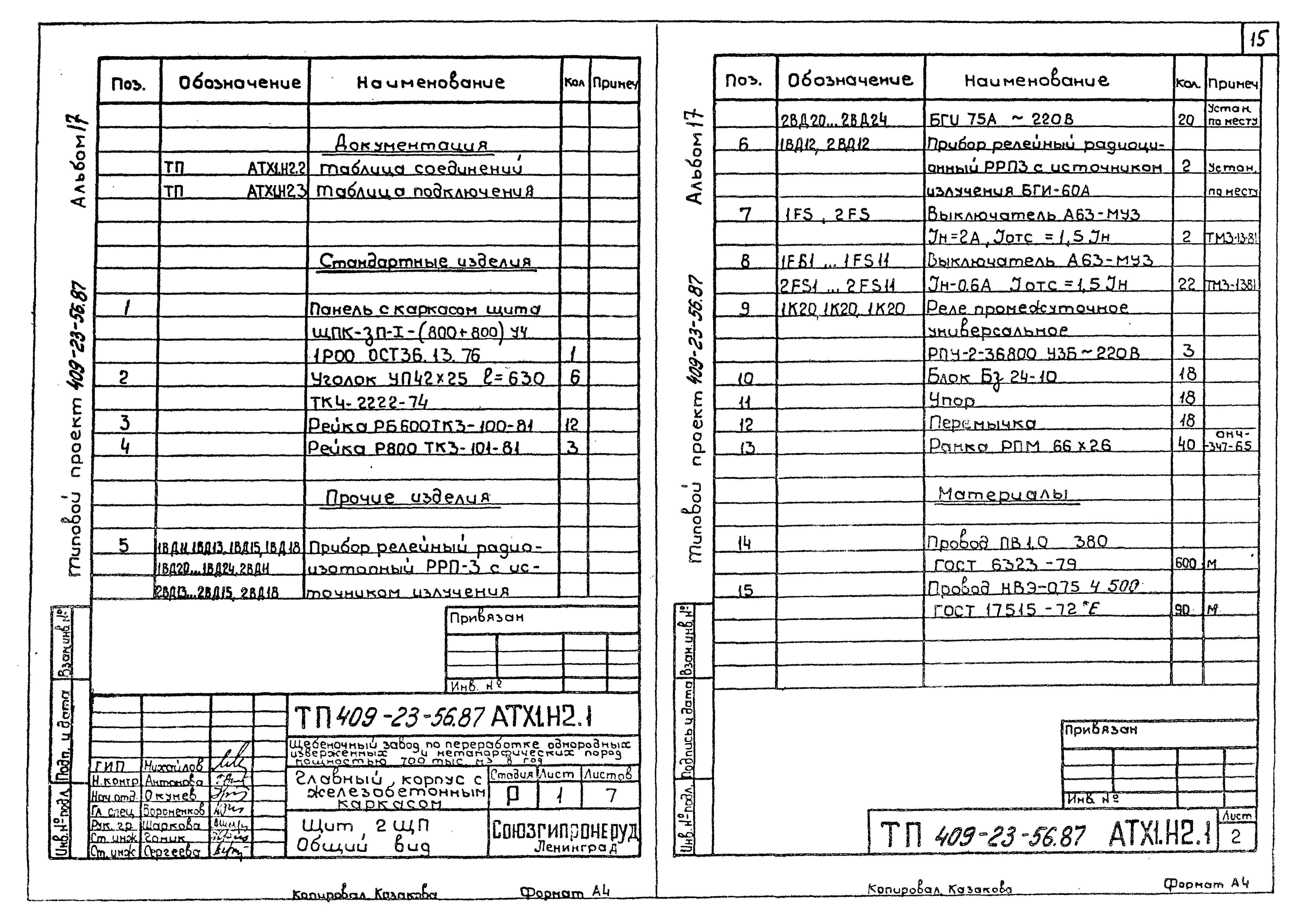 Типовой проект 409-23-56.87