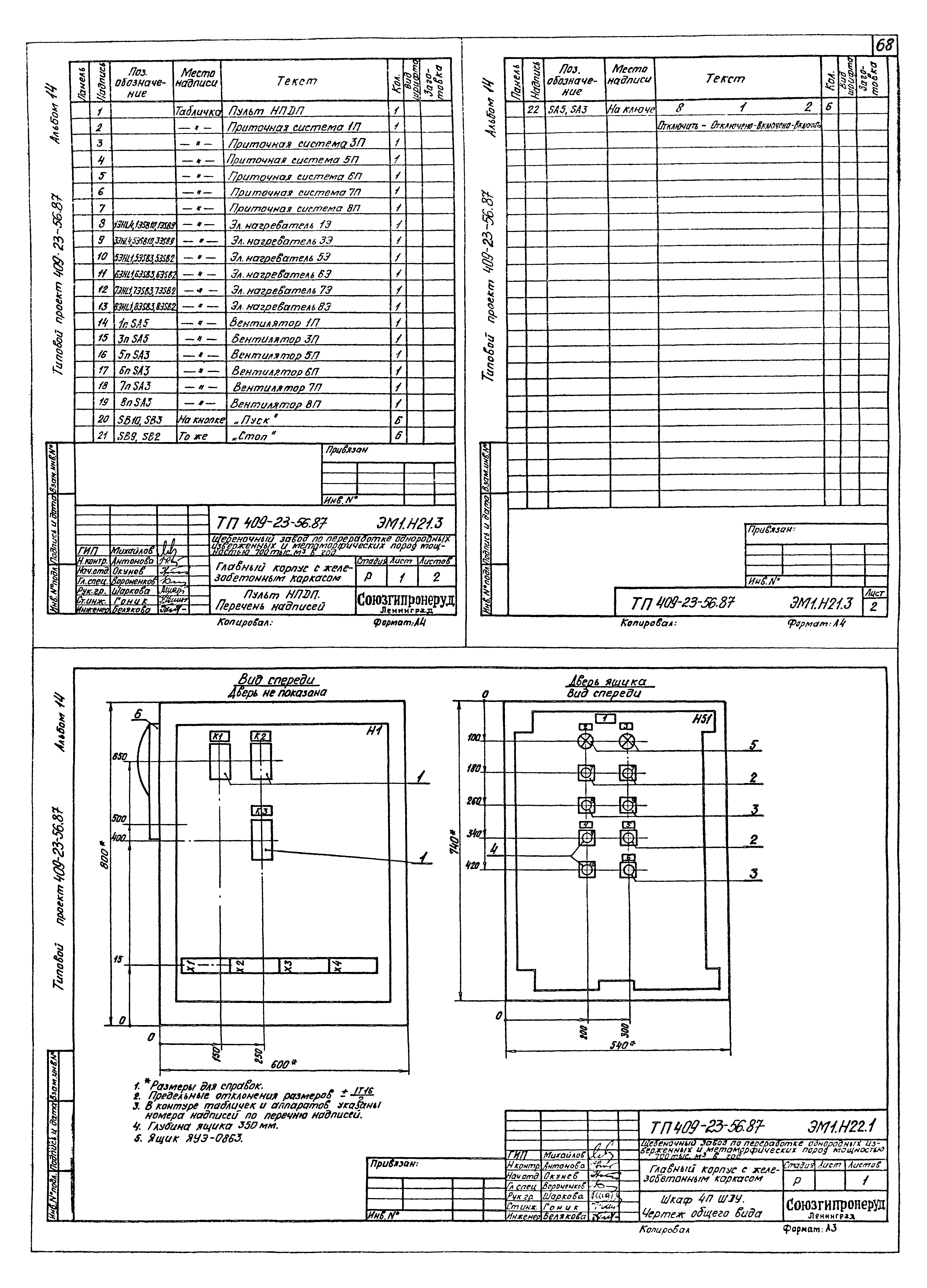 Типовой проект 409-23-56.87