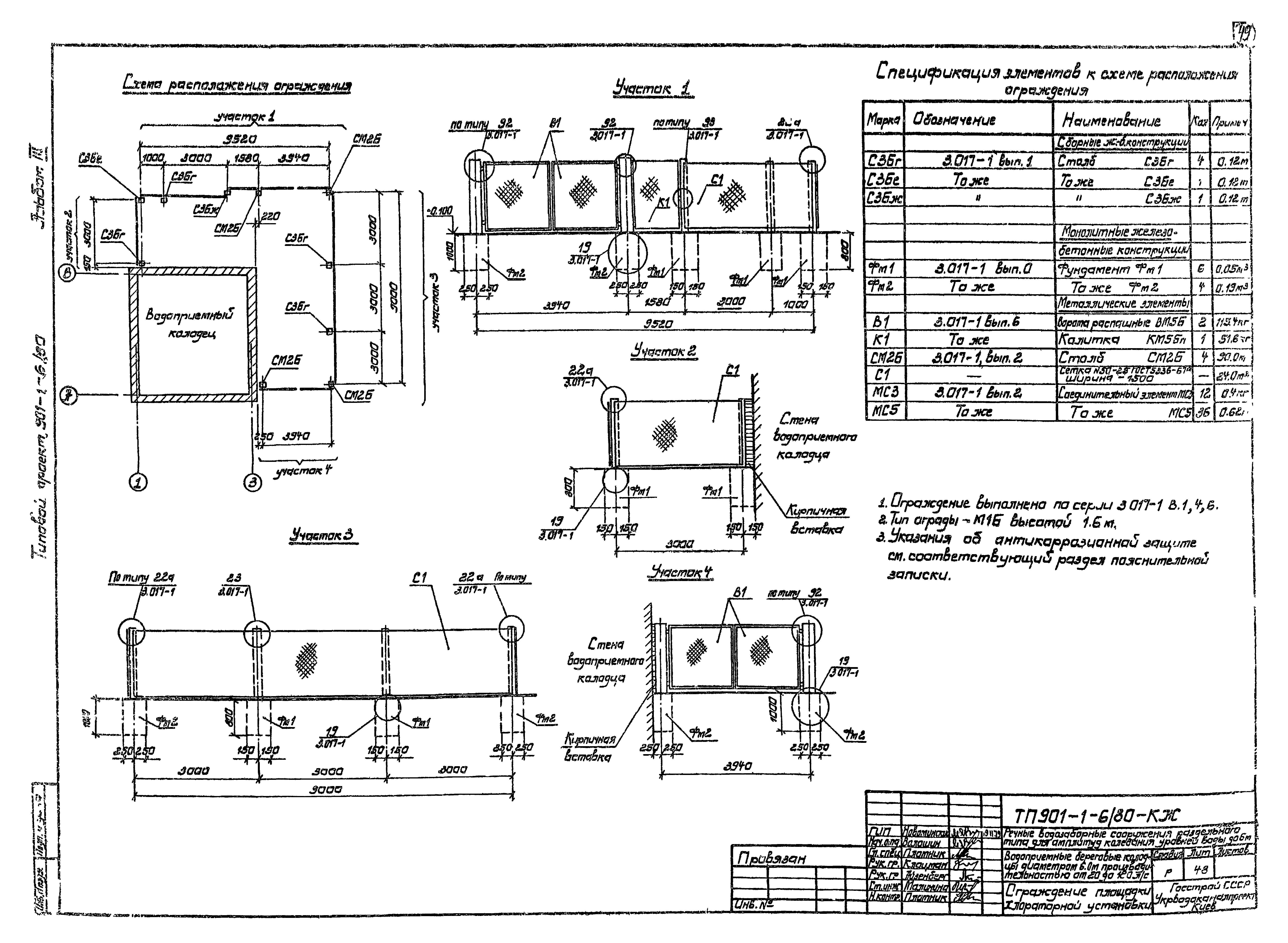 Типовой проект 901-1-6/80