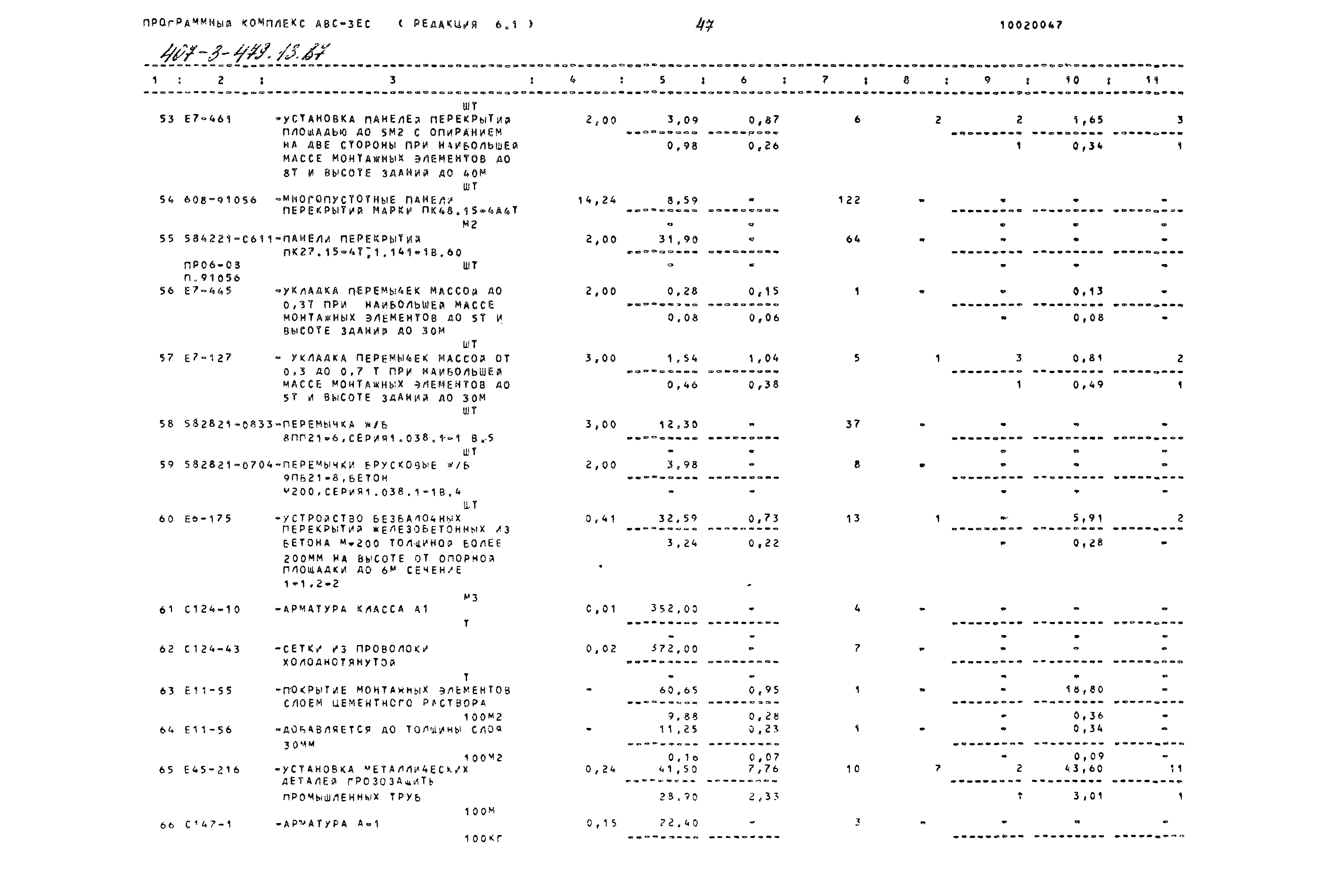 Типовой проект 407-3-479.13.87