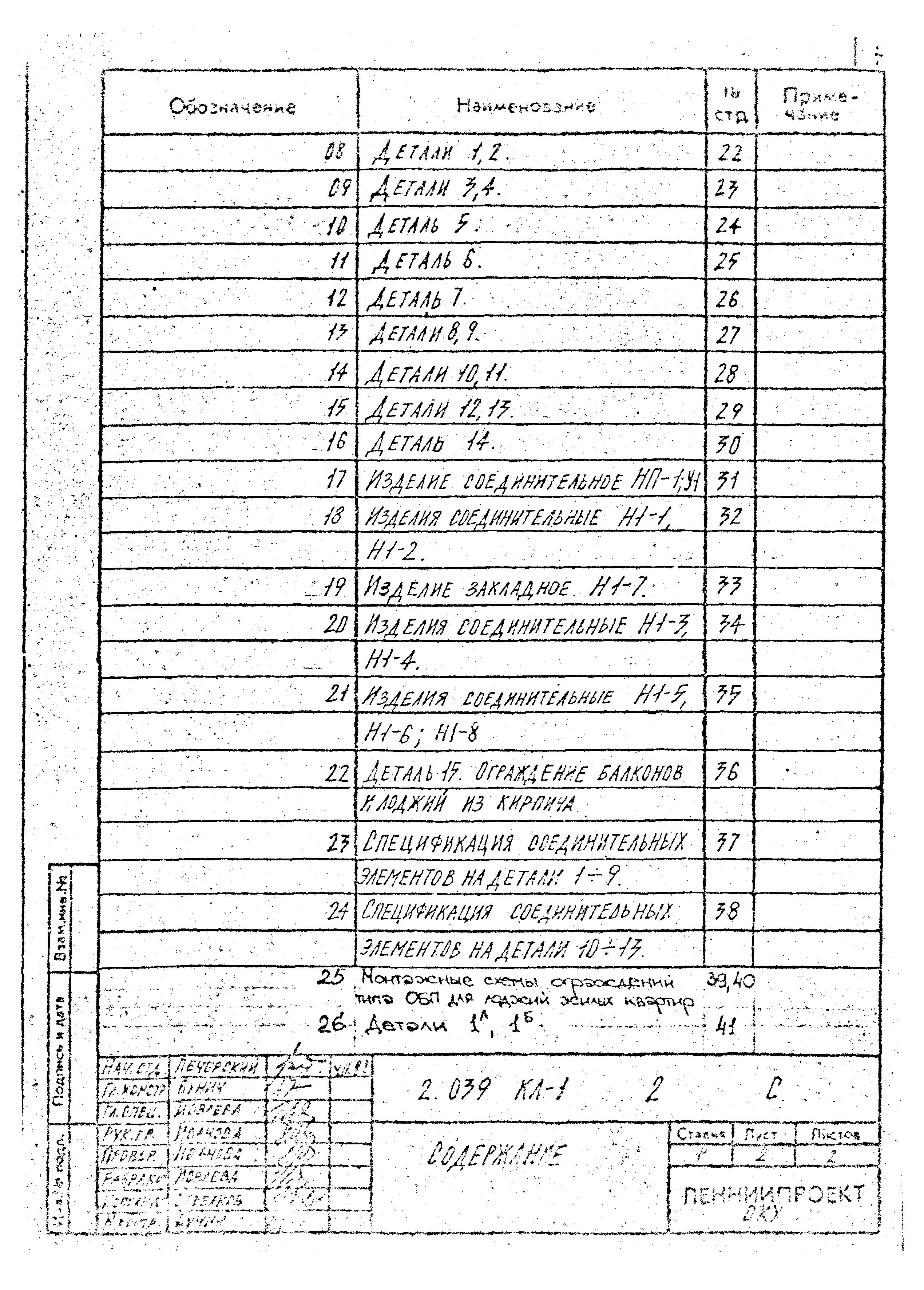 Серия 2.039 КЛ-1