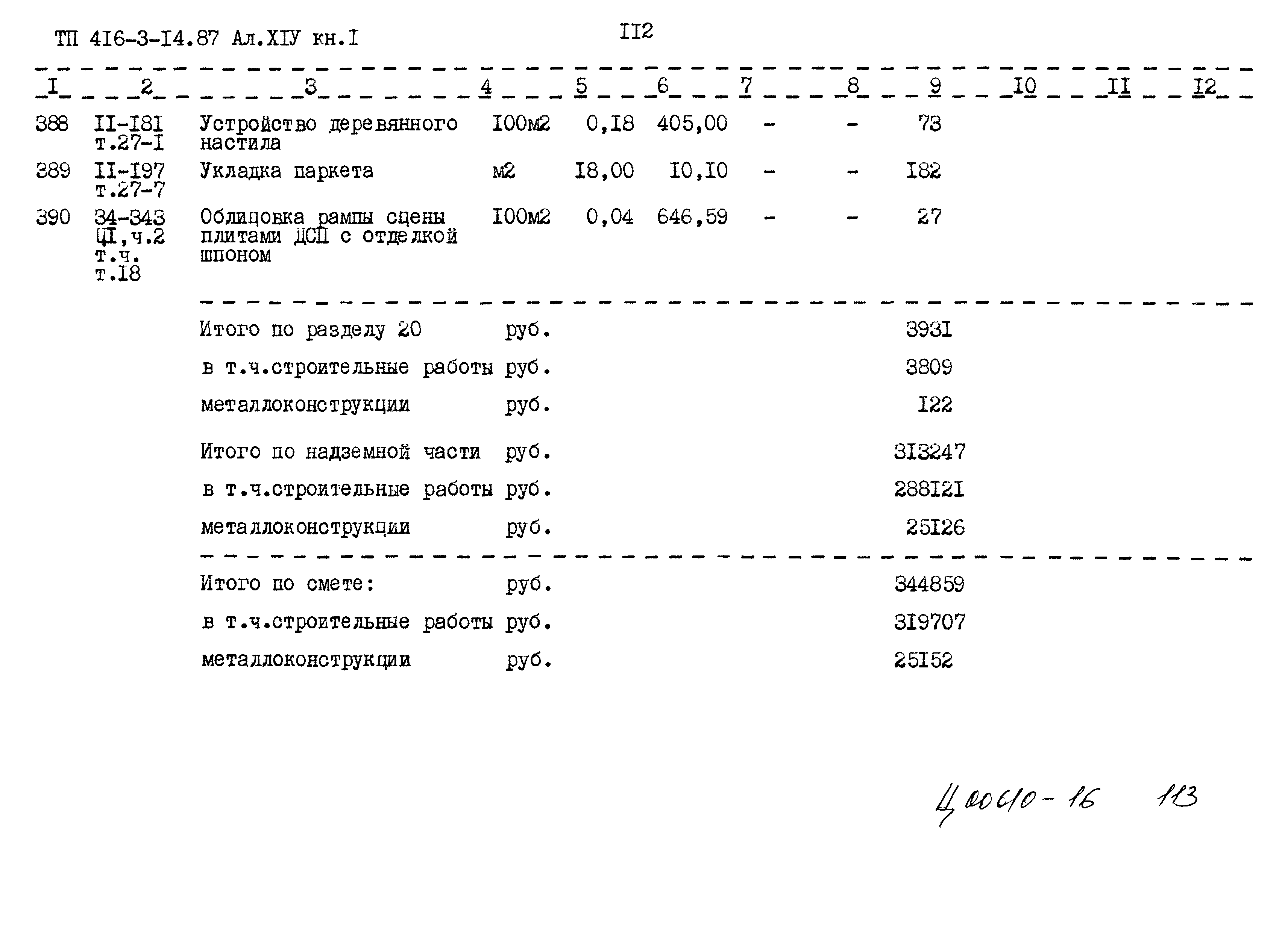 Типовой проект 416-3-14.87