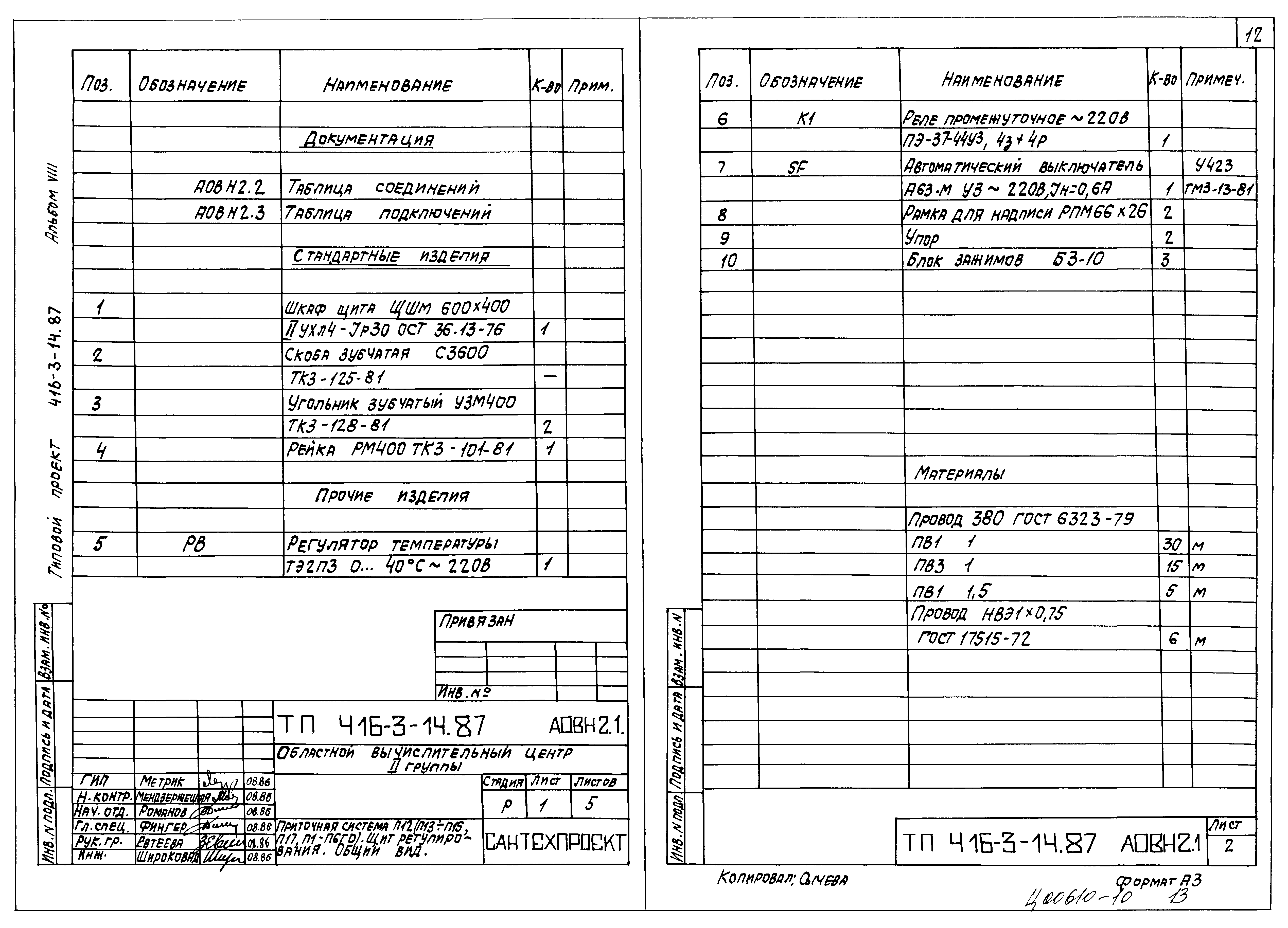 Типовой проект 416-3-14.87