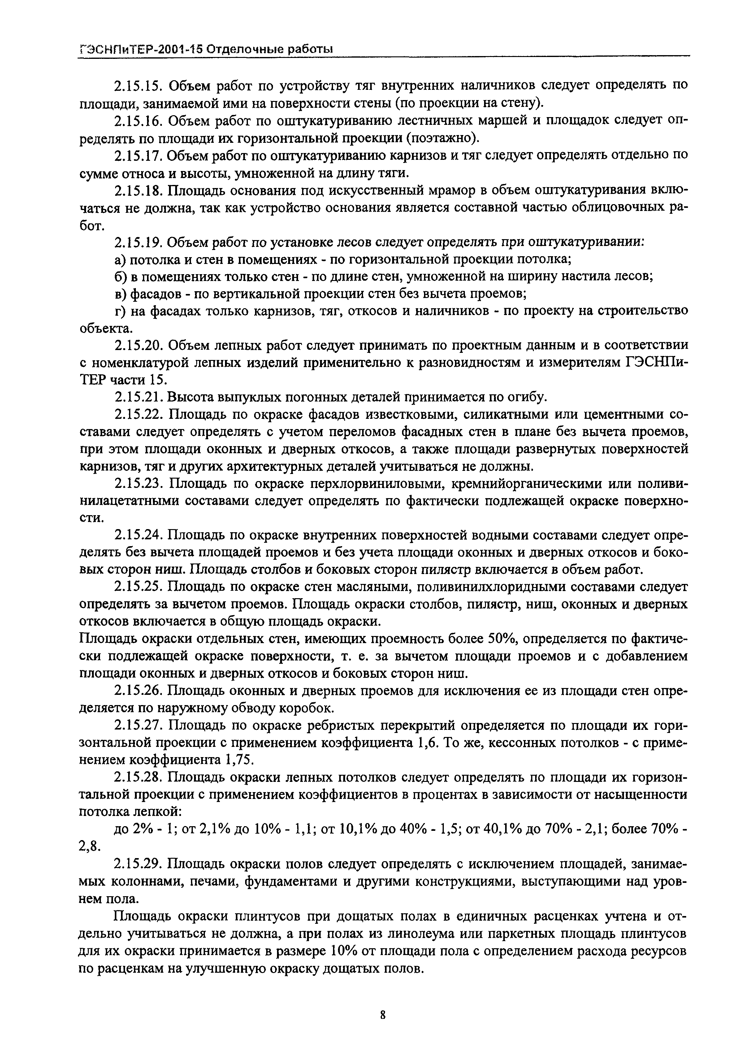 ГЭСНПиТЕР 2001-15 Московской области