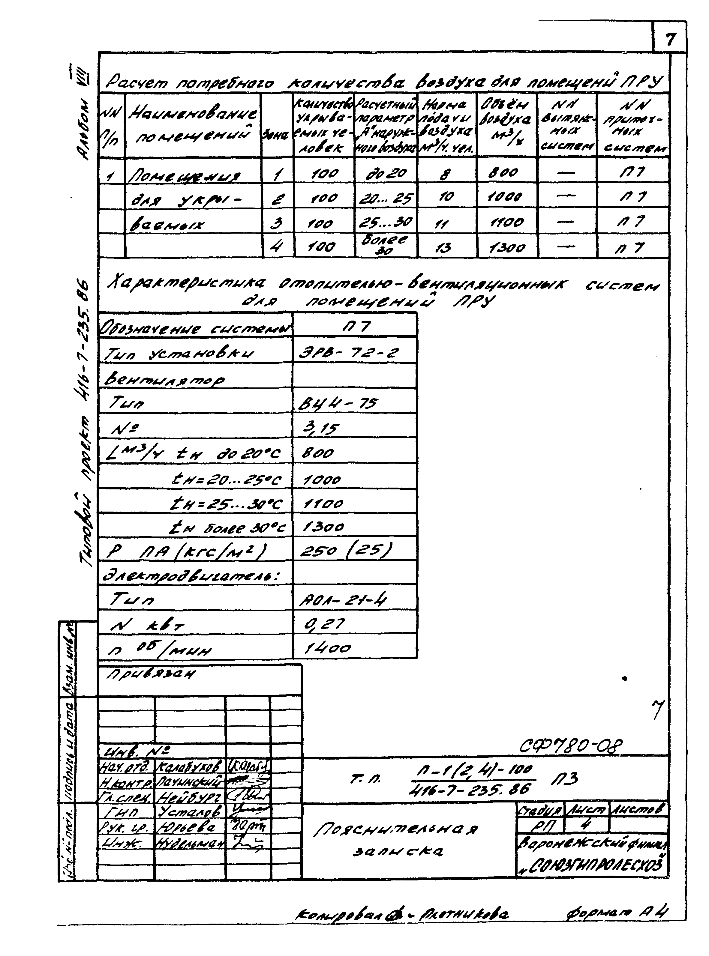 Типовой проект 416-7-235.86