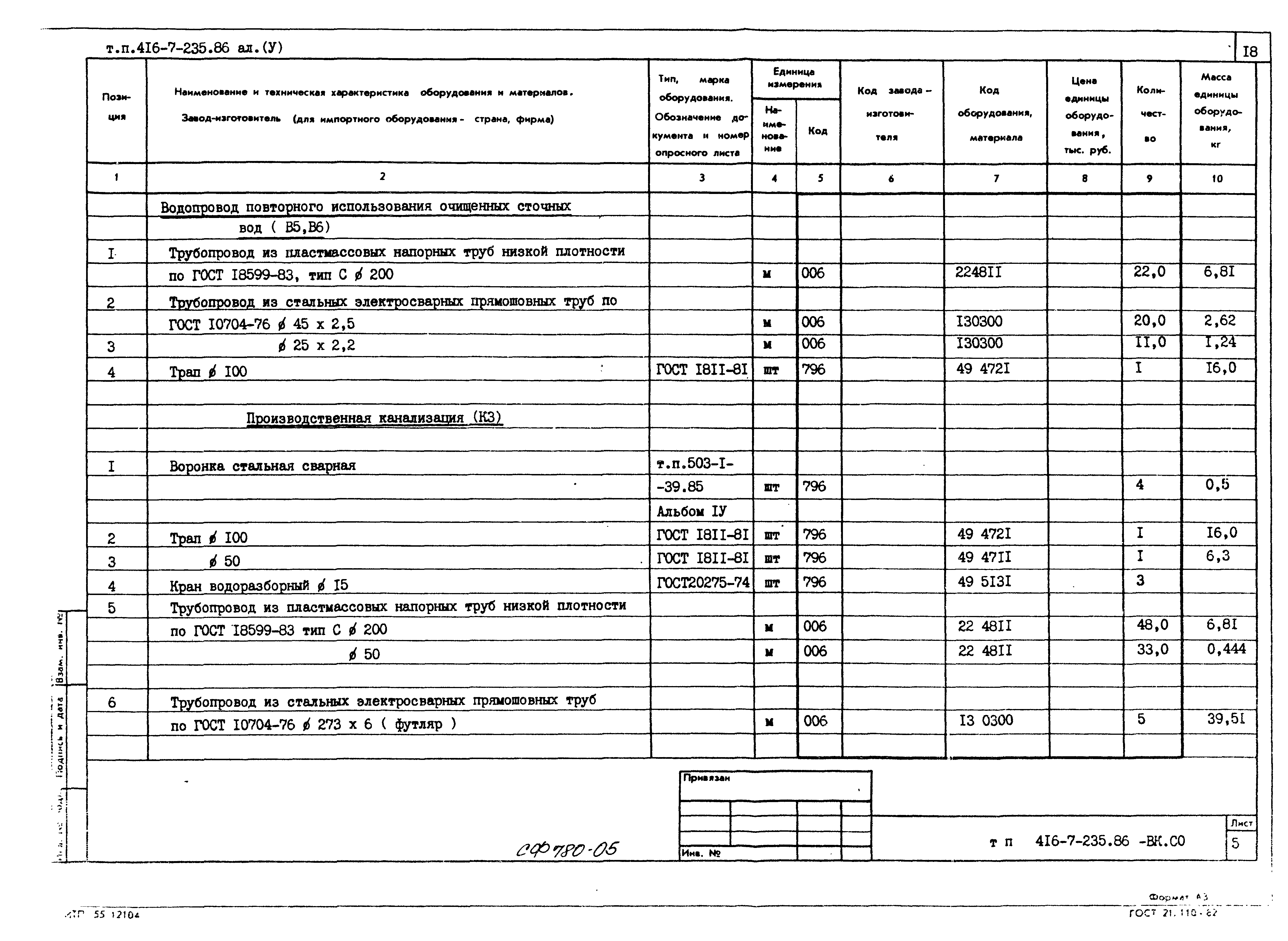 Типовой проект 416-7-235.86