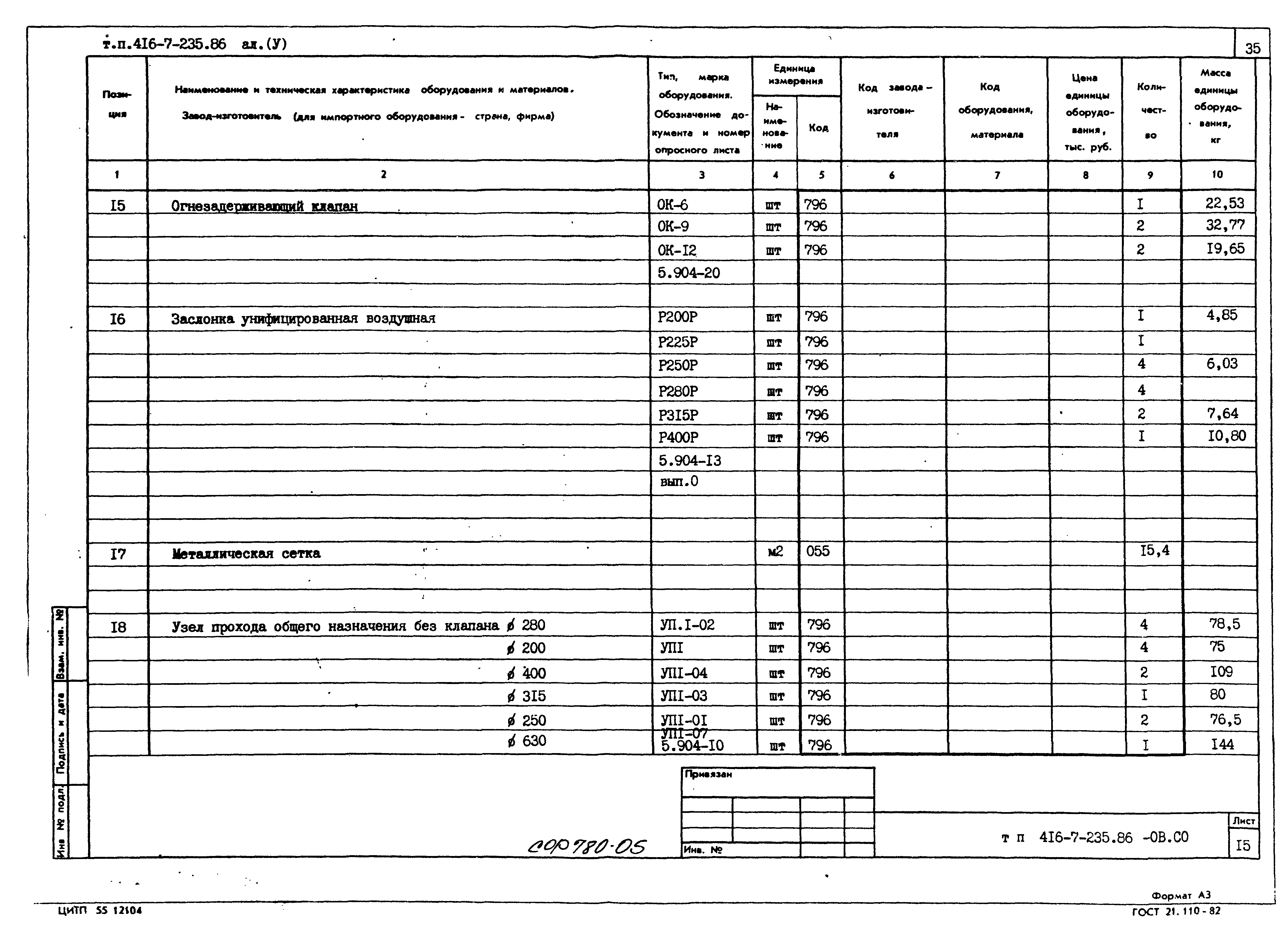 Типовой проект 416-7-235.86