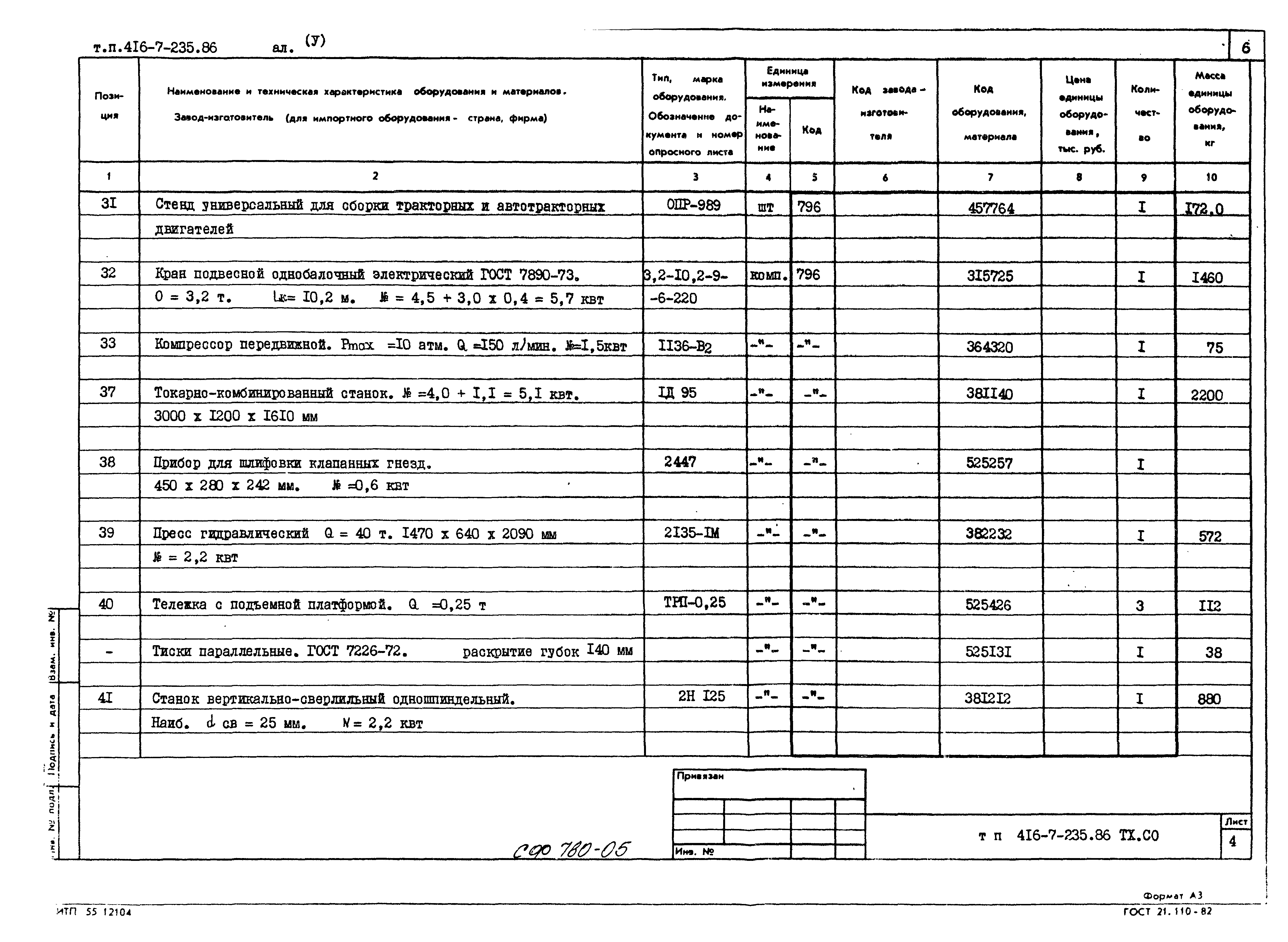 Типовой проект 416-7-235.86