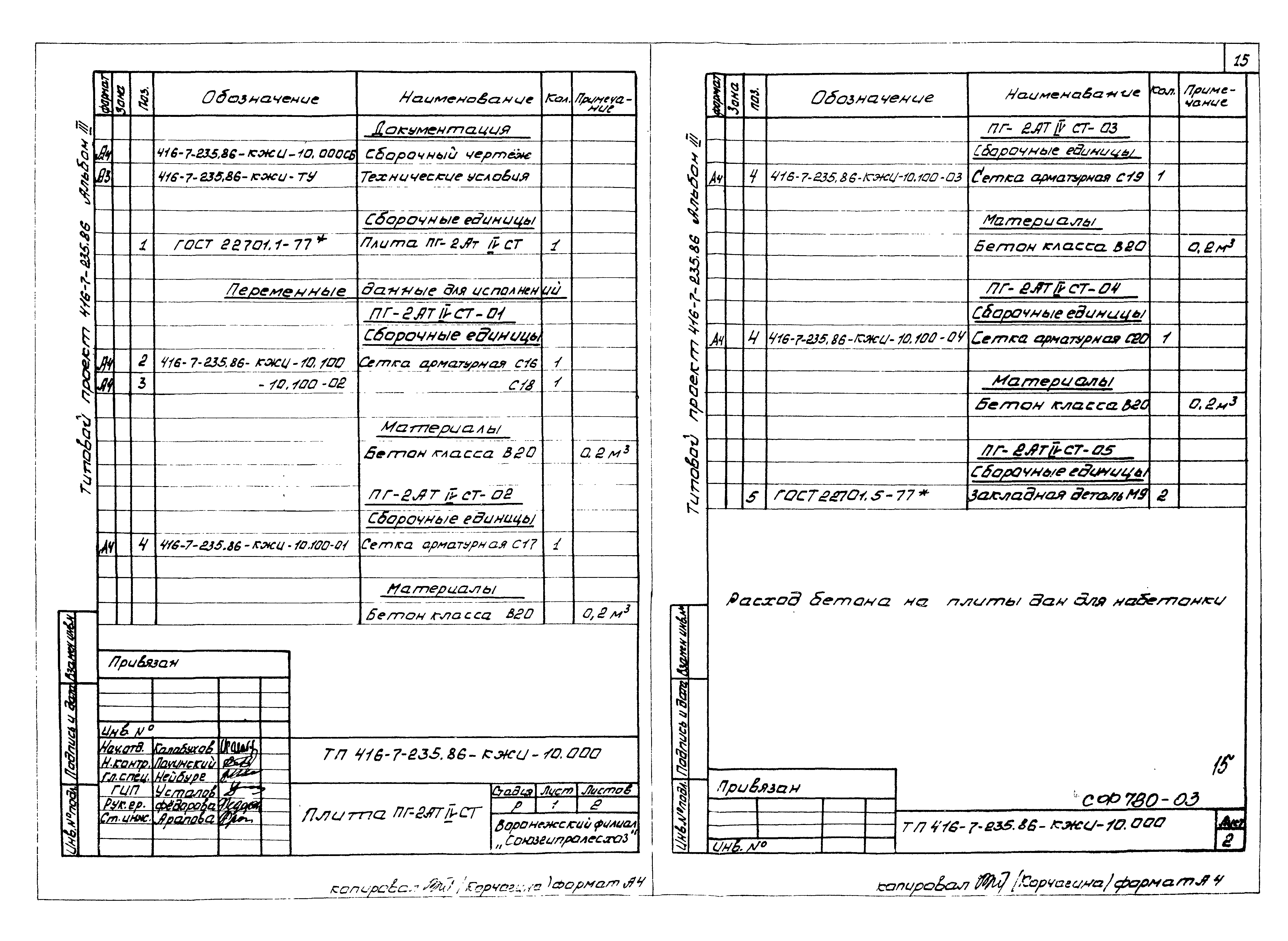 Типовой проект 416-7-235.86