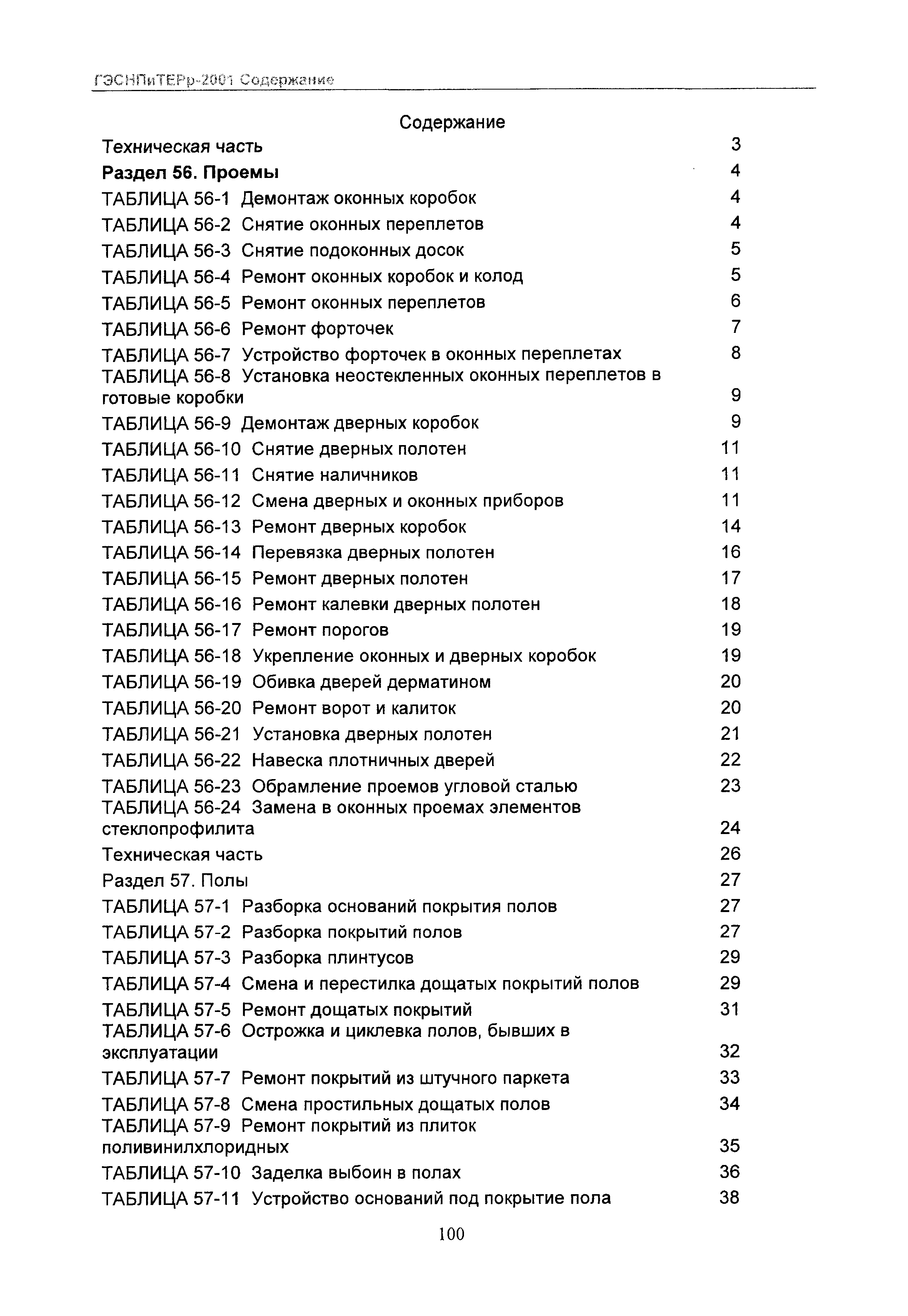 ГЭСНПиТЕРр 2001-60 Московской области