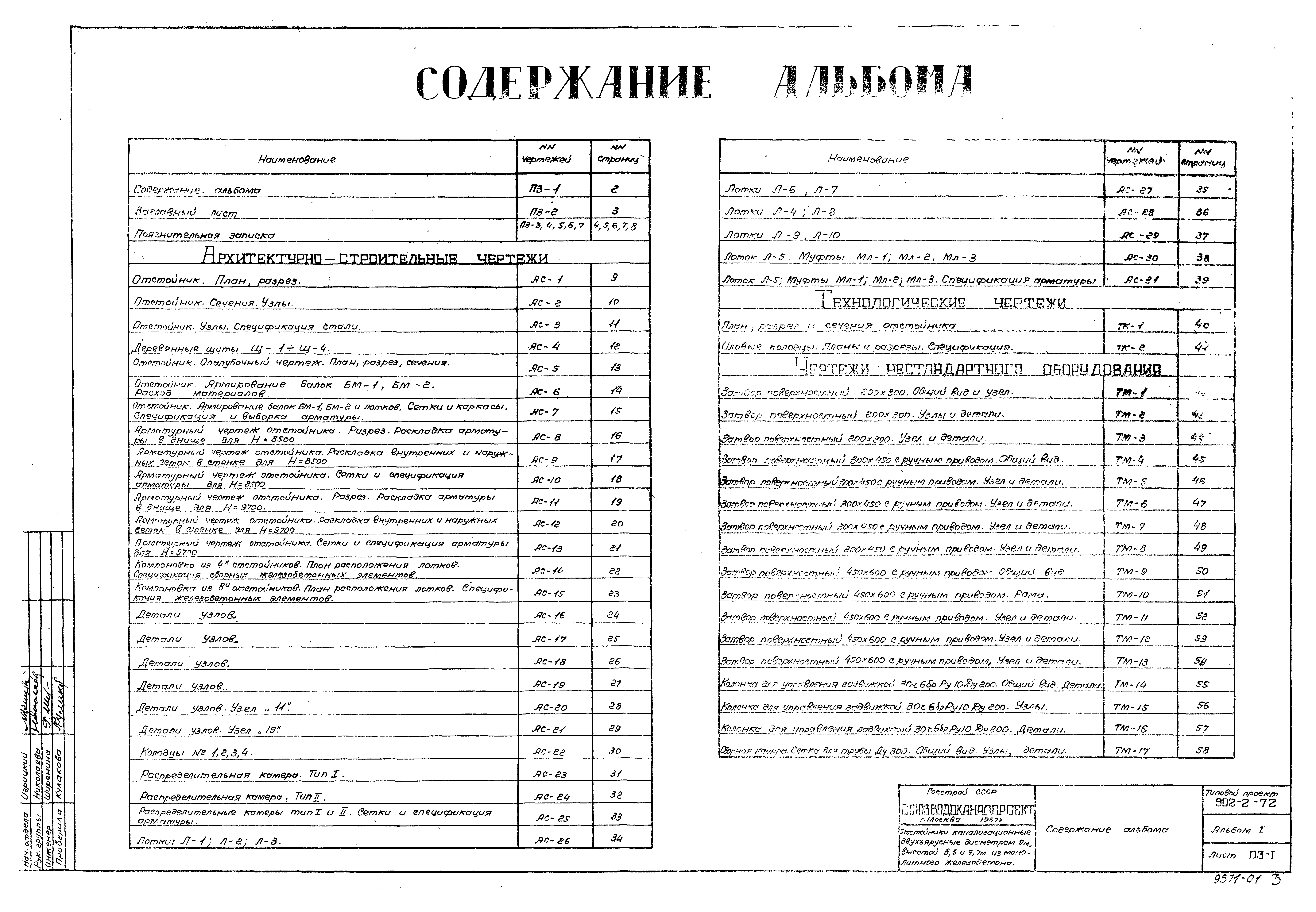 Типовой проект 902-2-72