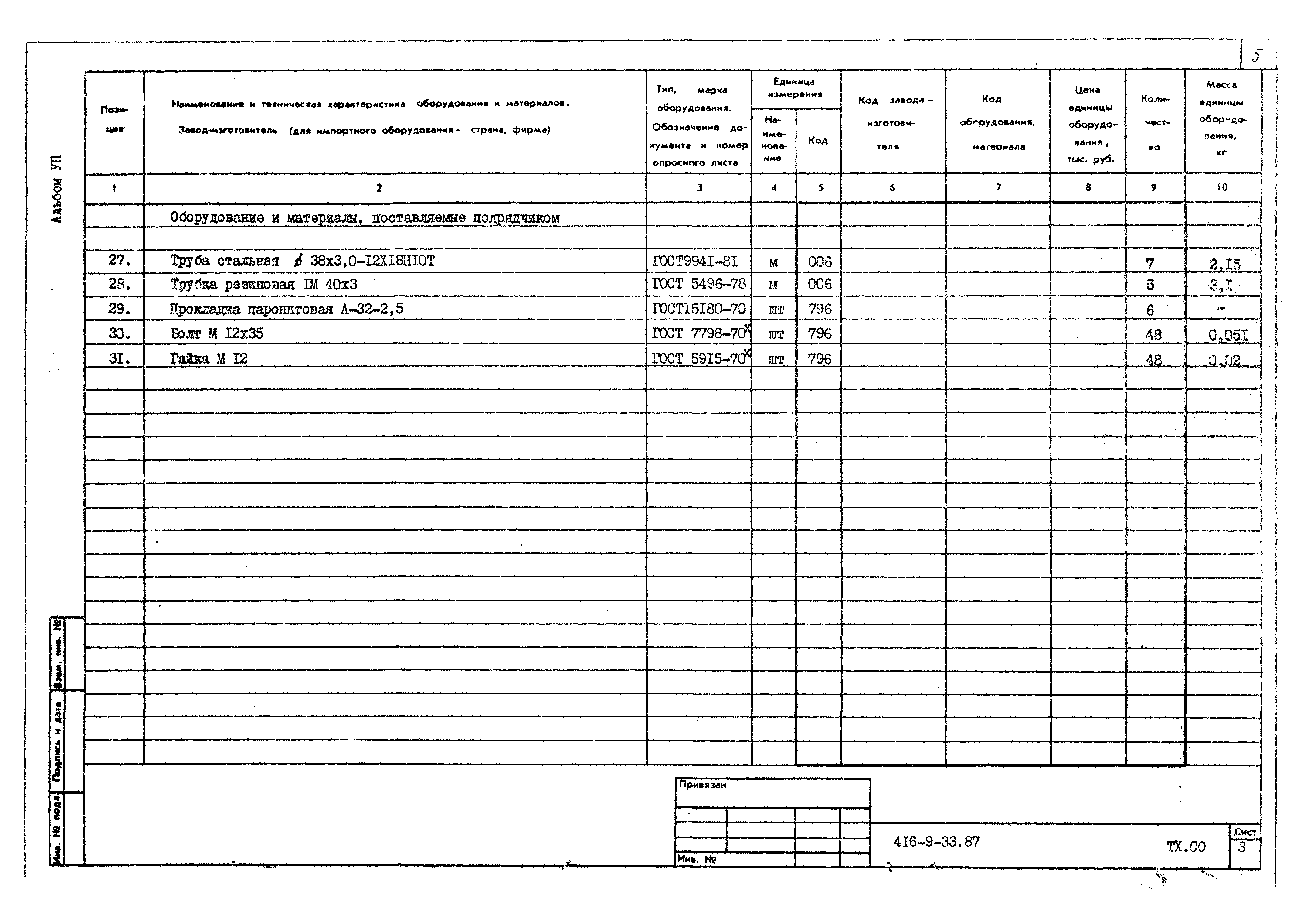 Типовой проект 416-9-33.87