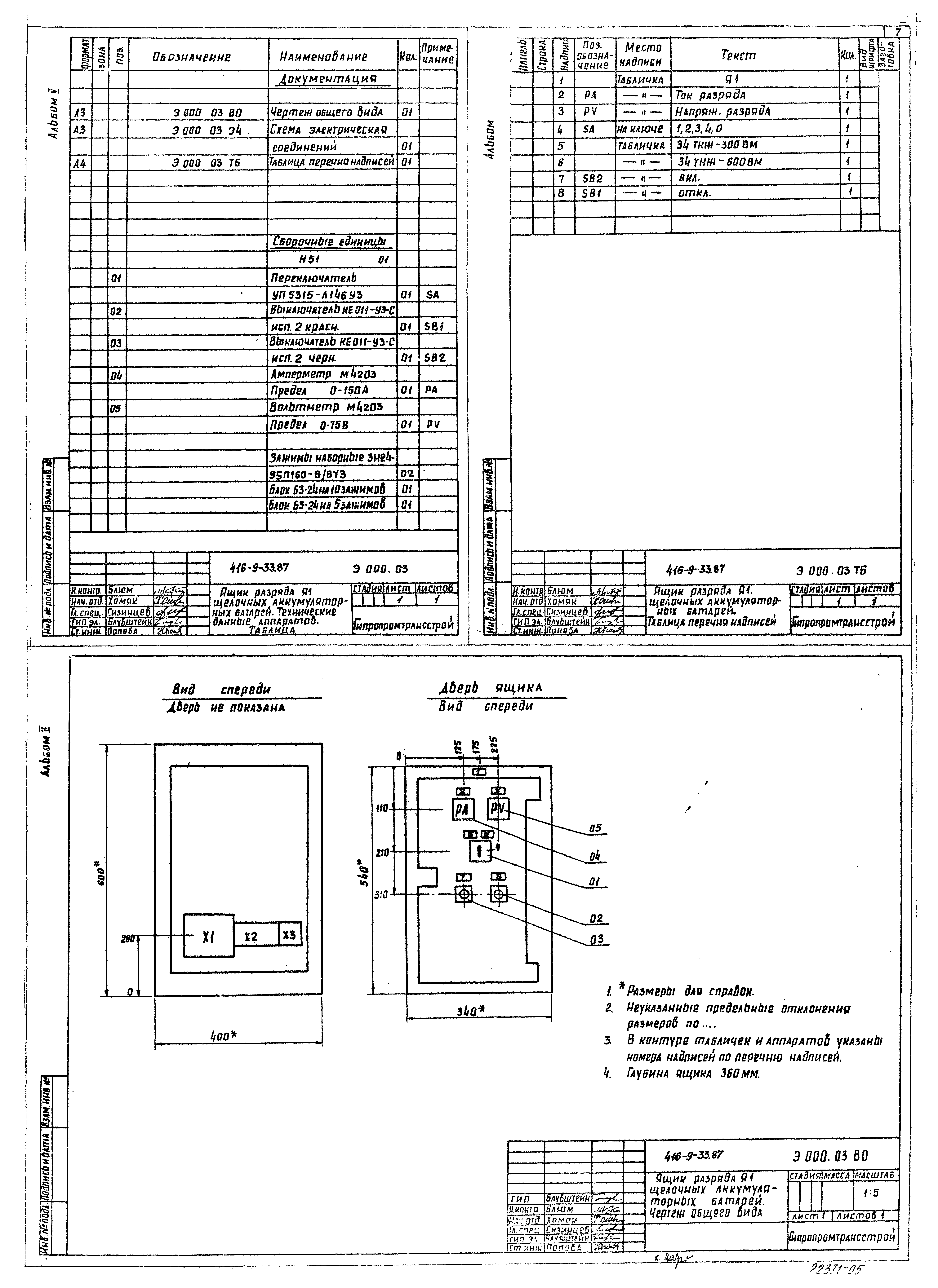 Типовой проект 416-9-33.87