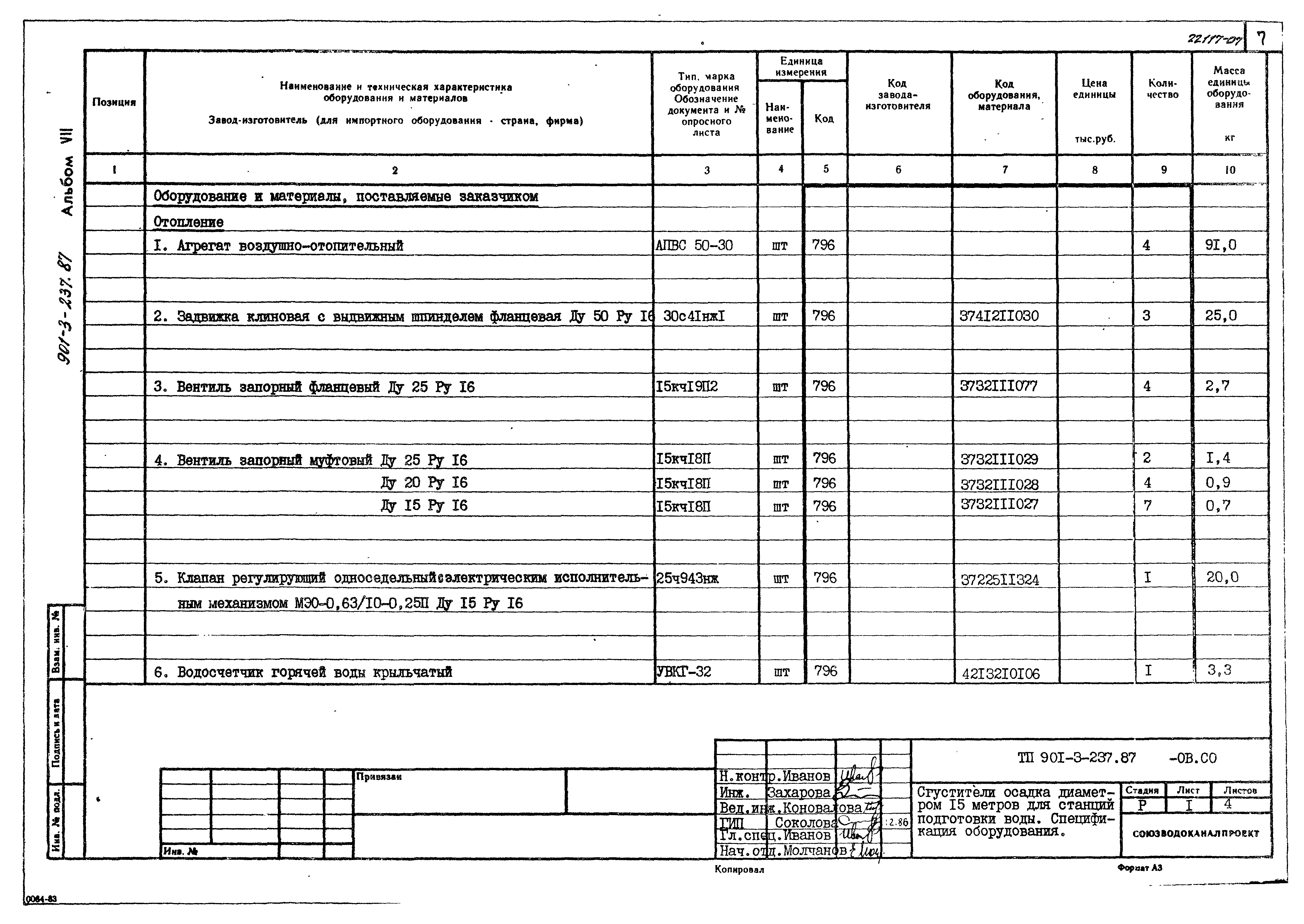 Типовой проект 901-3-237.87