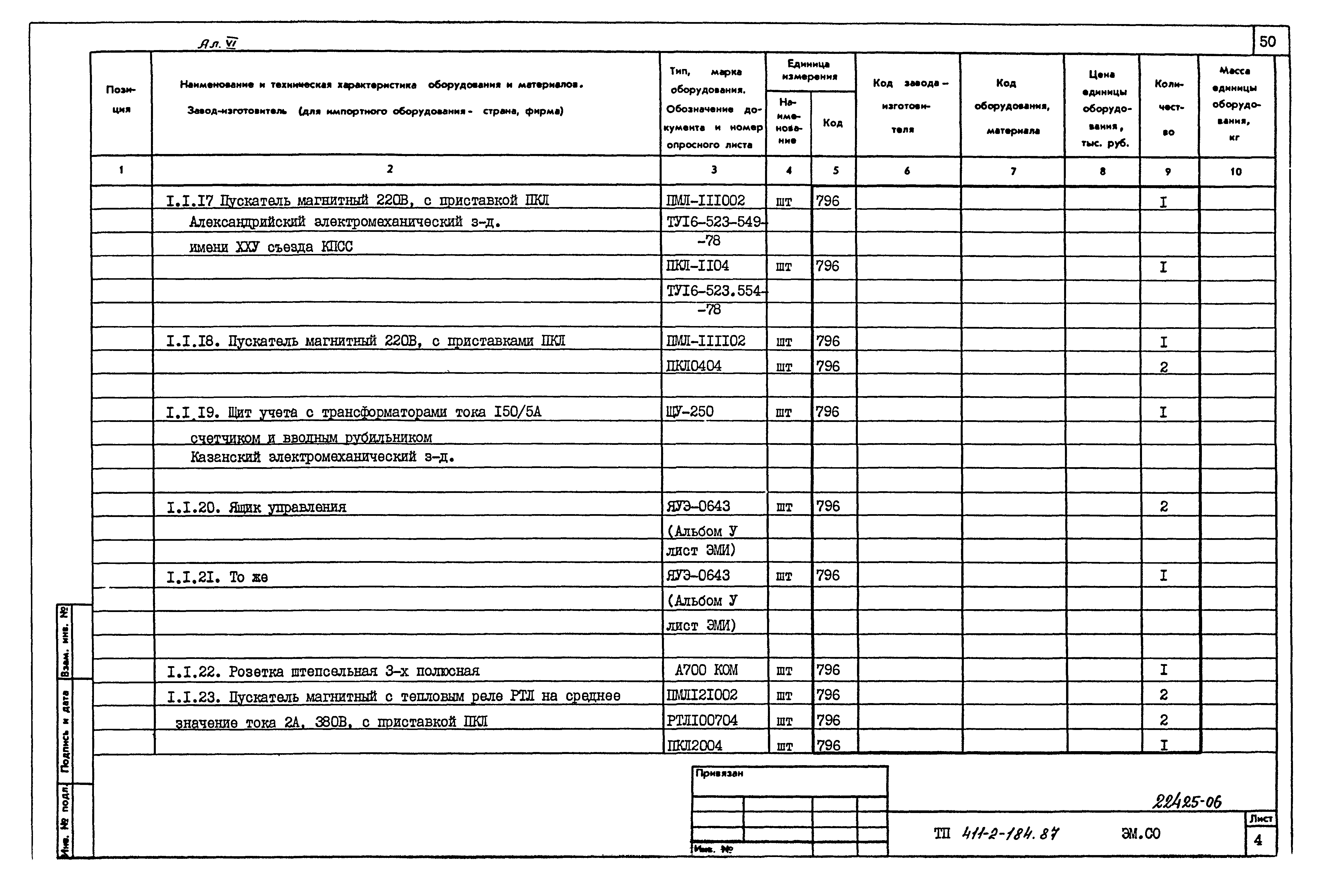 Типовой проект 411-2-184.87