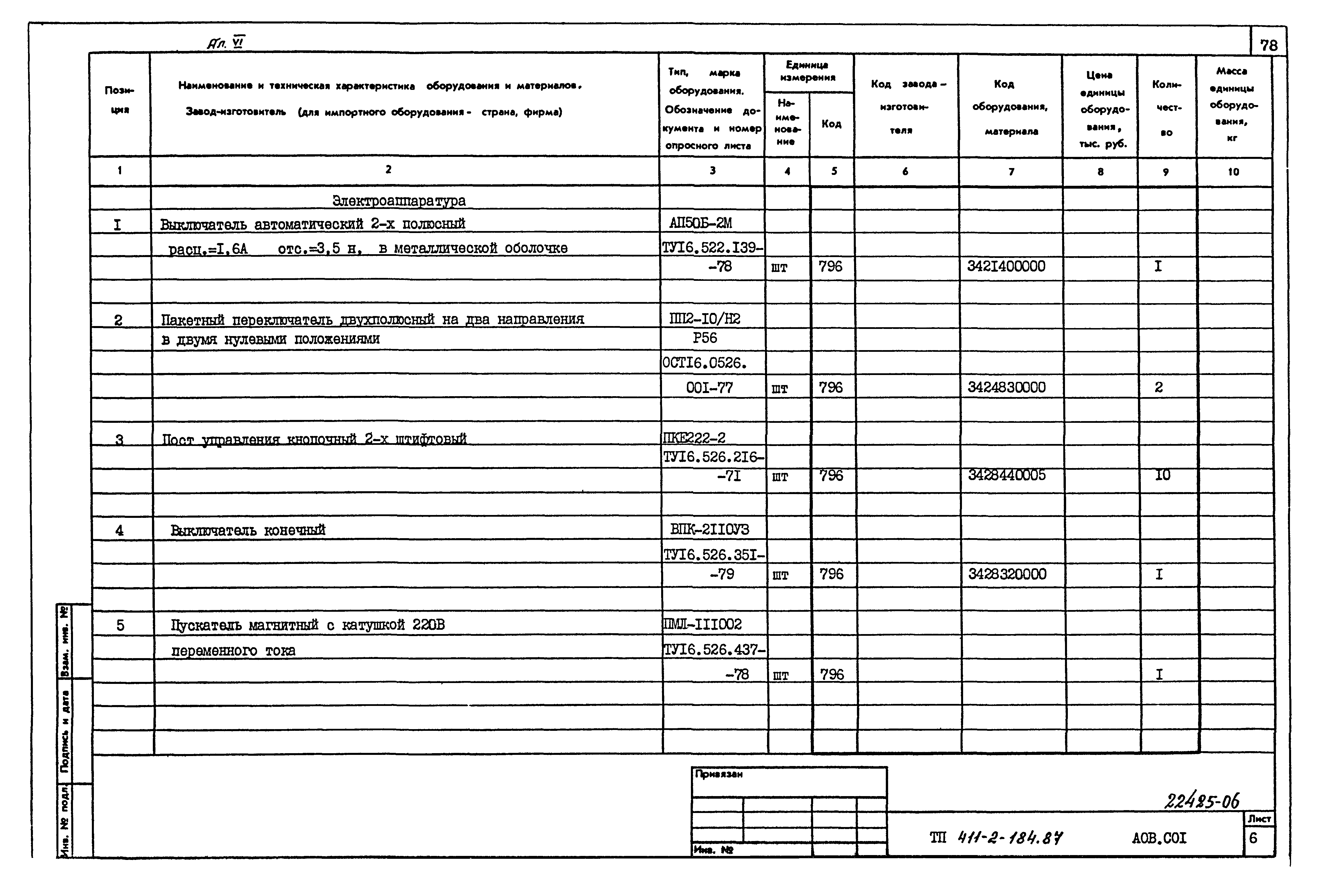 Типовой проект 411-2-184.87