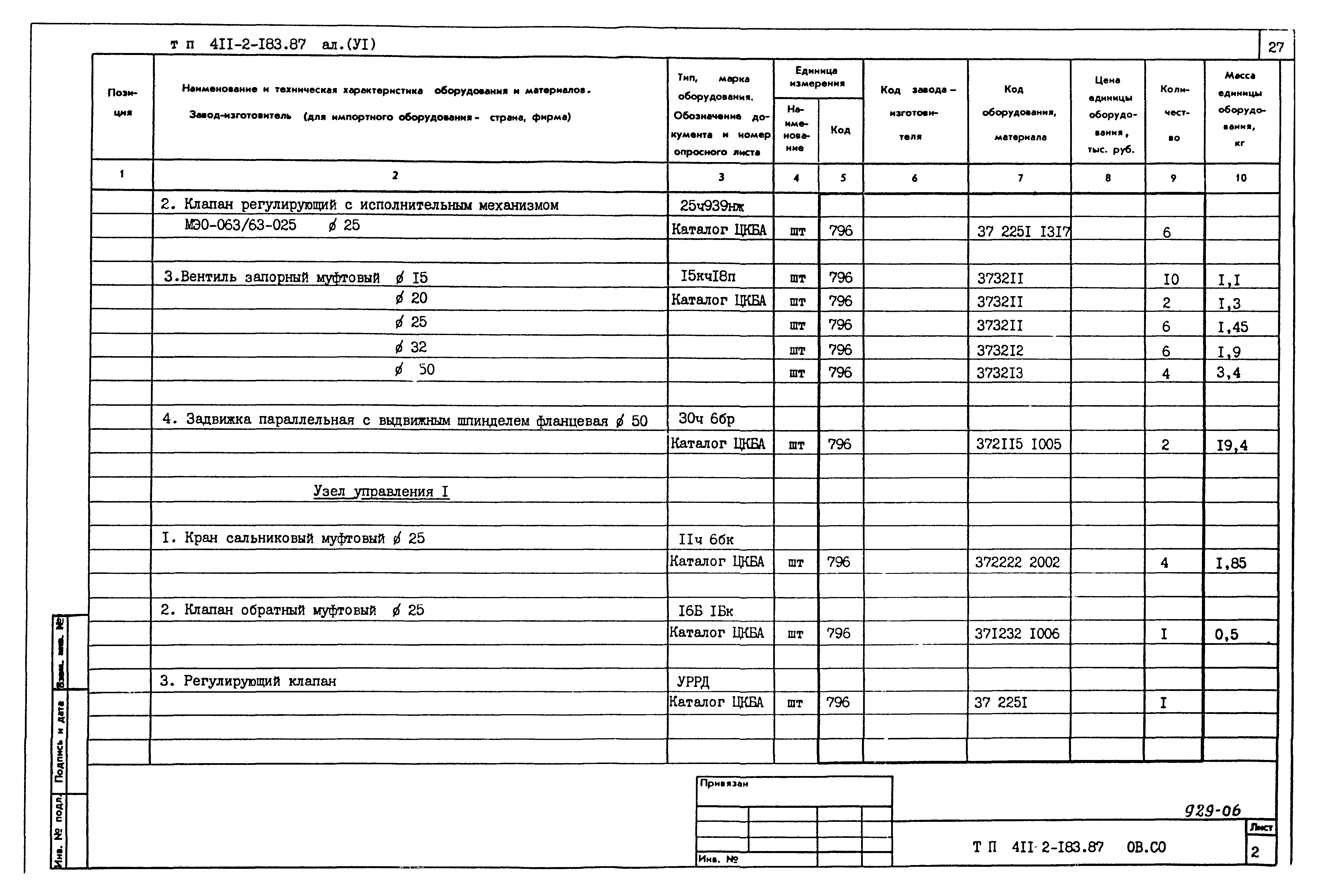 Типовой проект 411-2-183.87