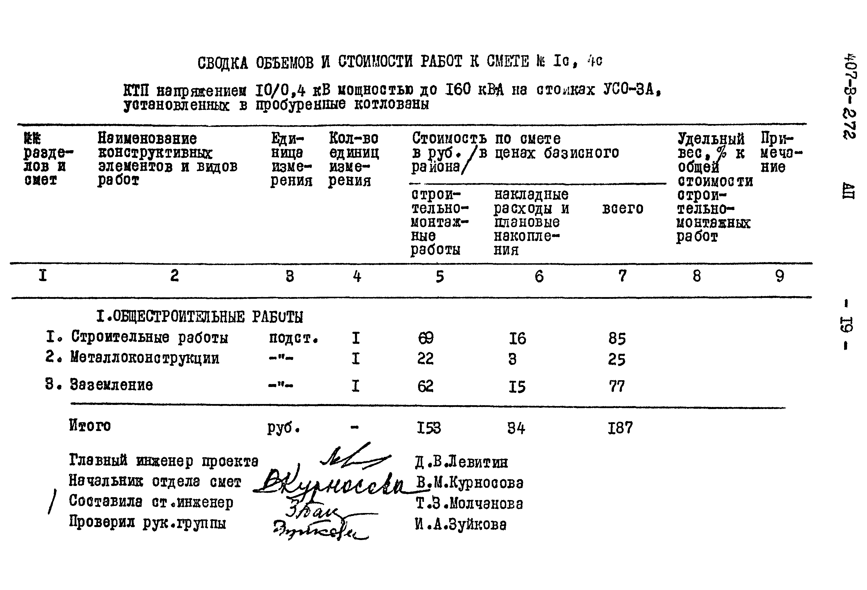 Типовой проект 407-3-272