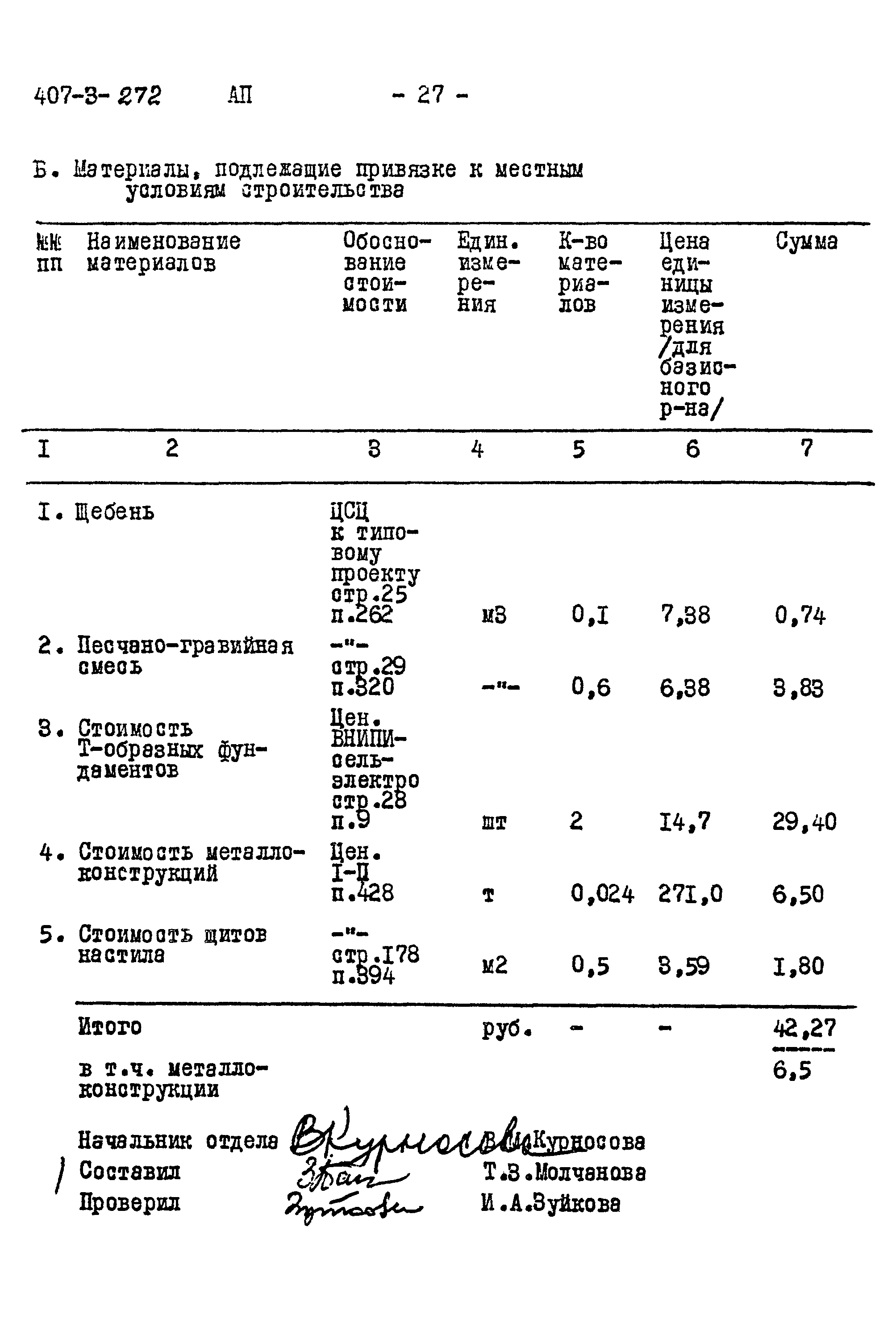 Типовой проект 407-3-272