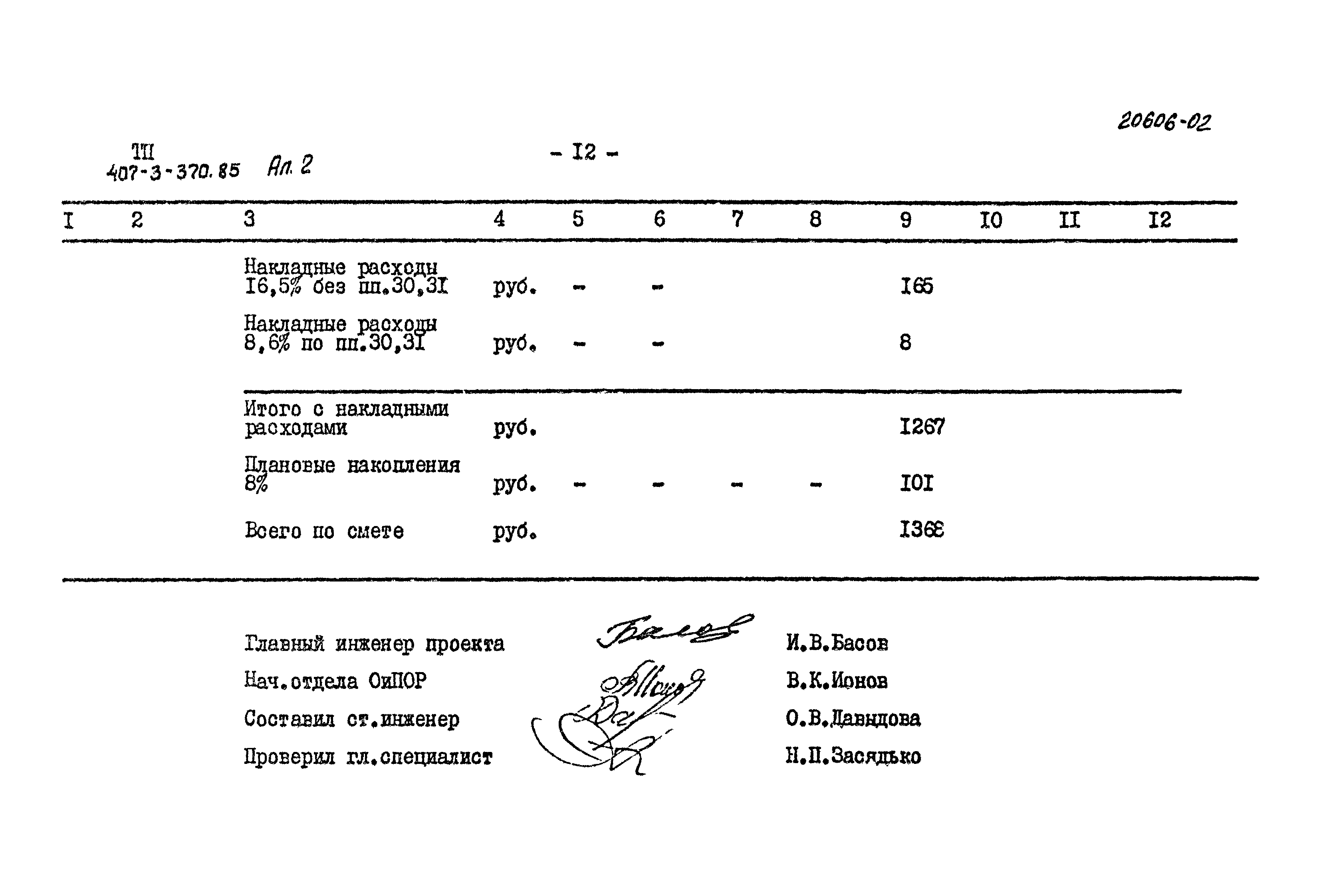 Типовой проект 407-3-370.85
