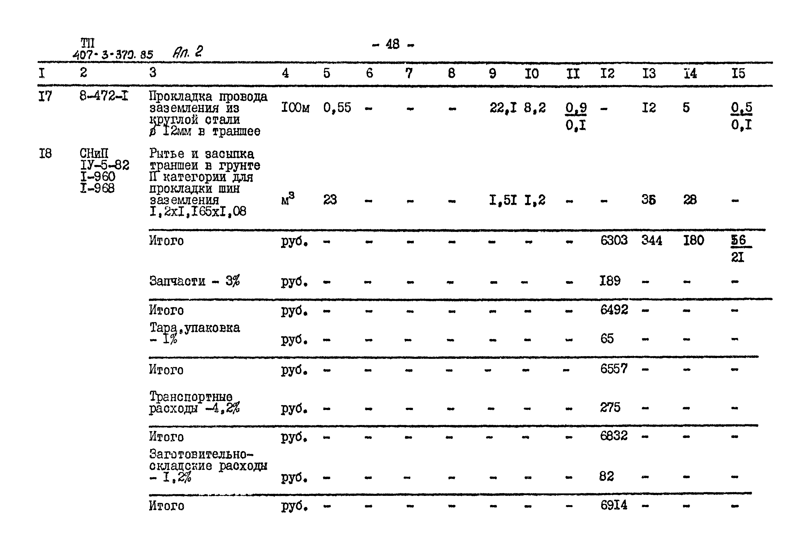 Типовой проект 407-3-370.85