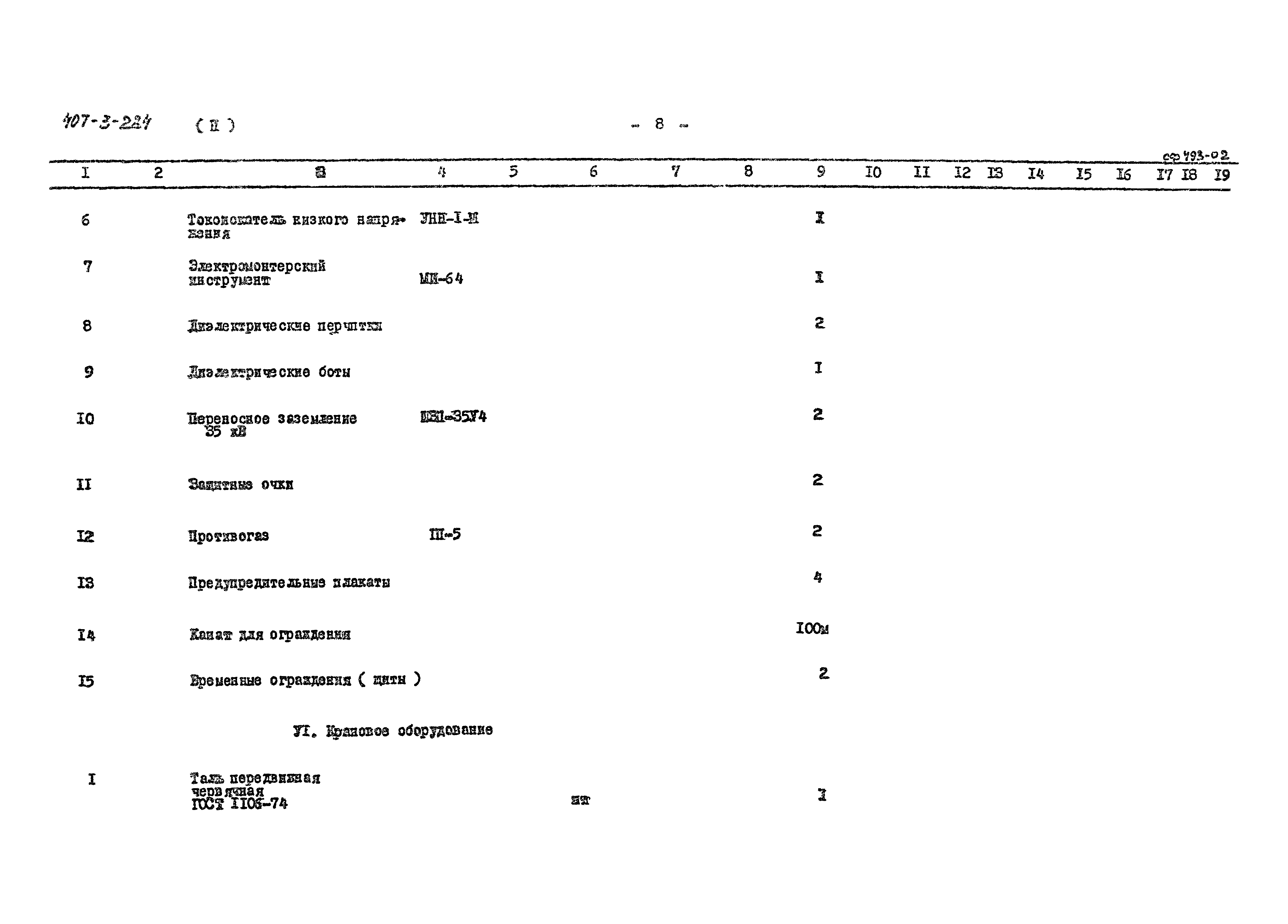 Типовой проект 407-3-284
