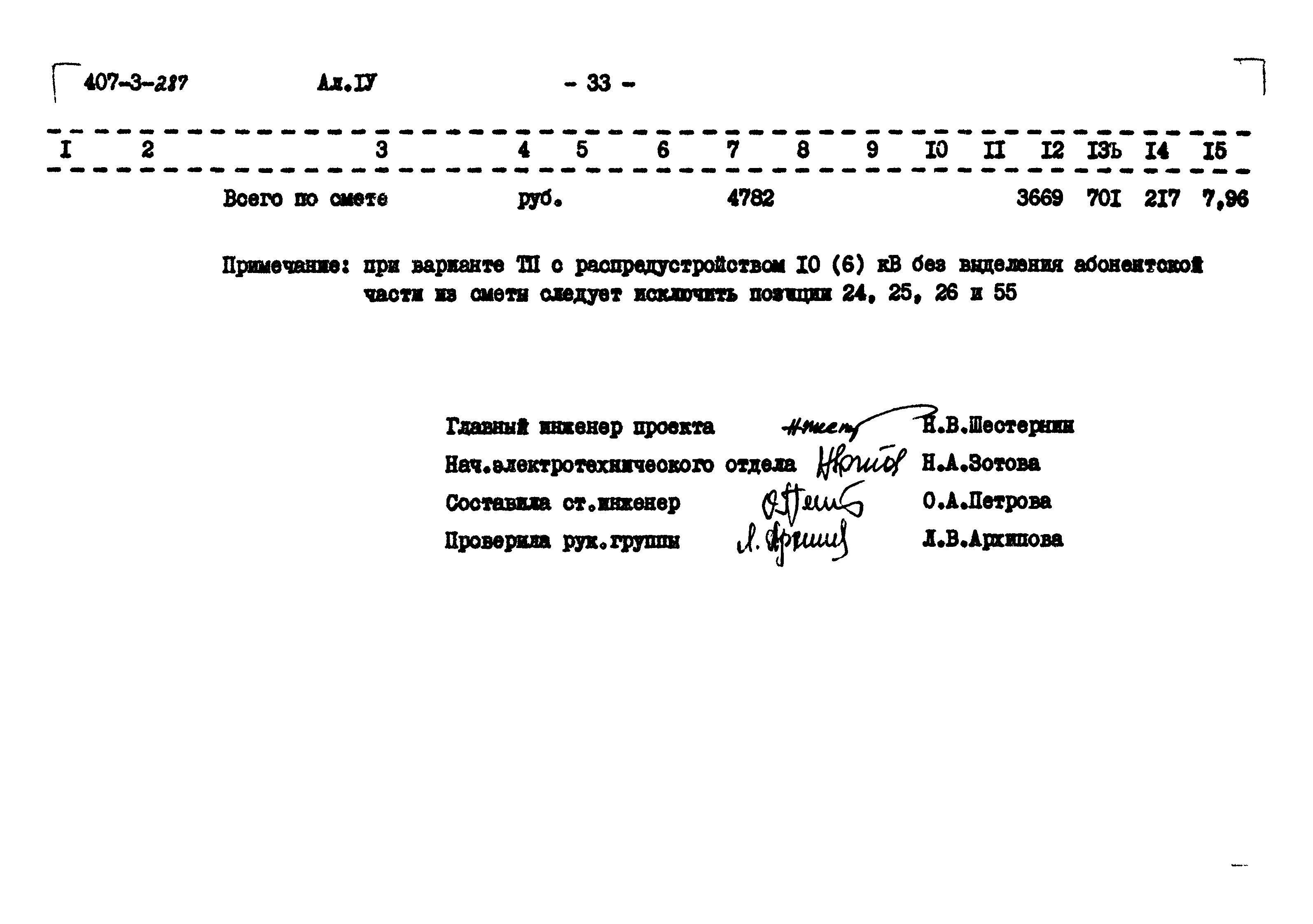 Типовой проект 407-3-287