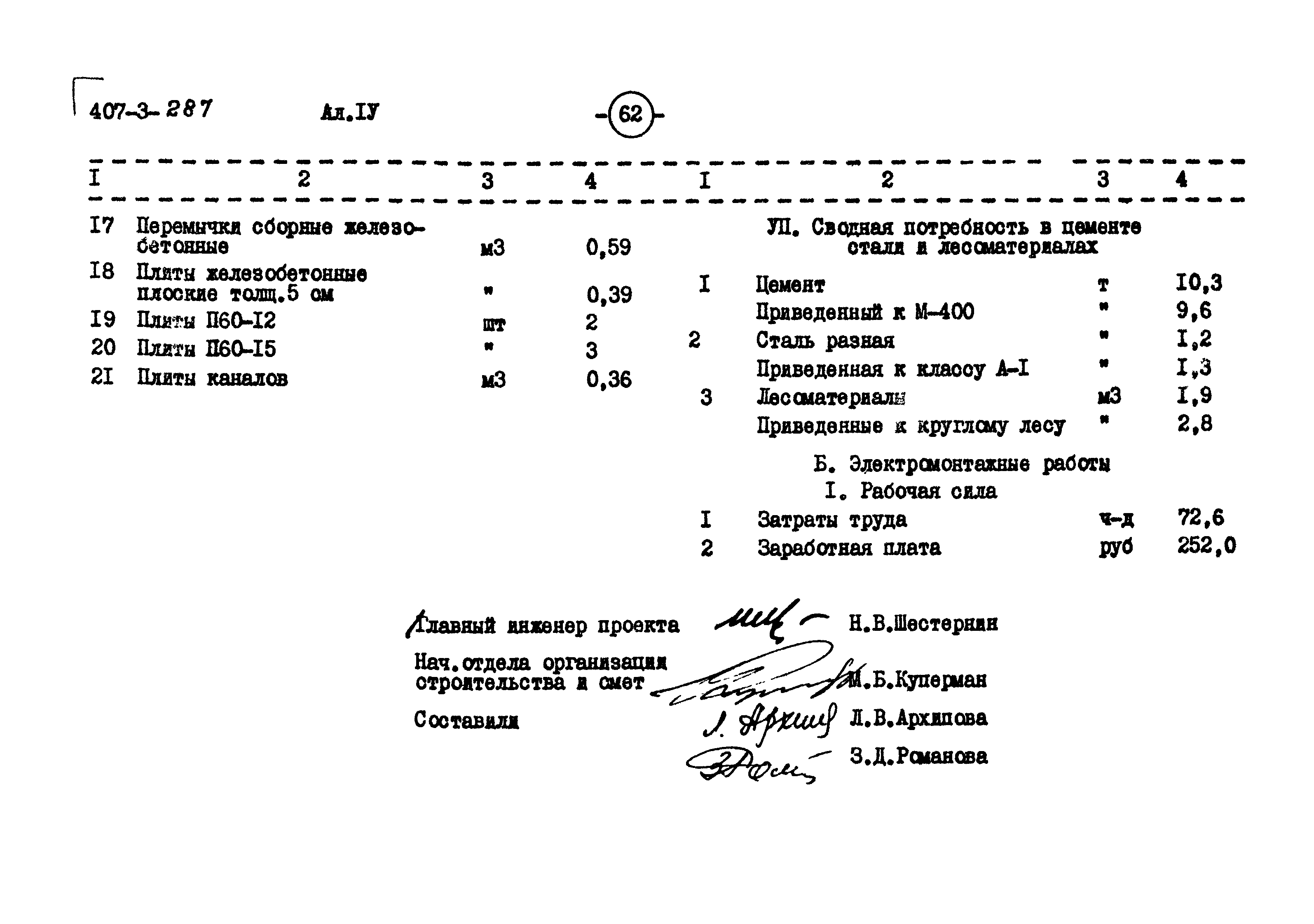 Типовой проект 407-3-287