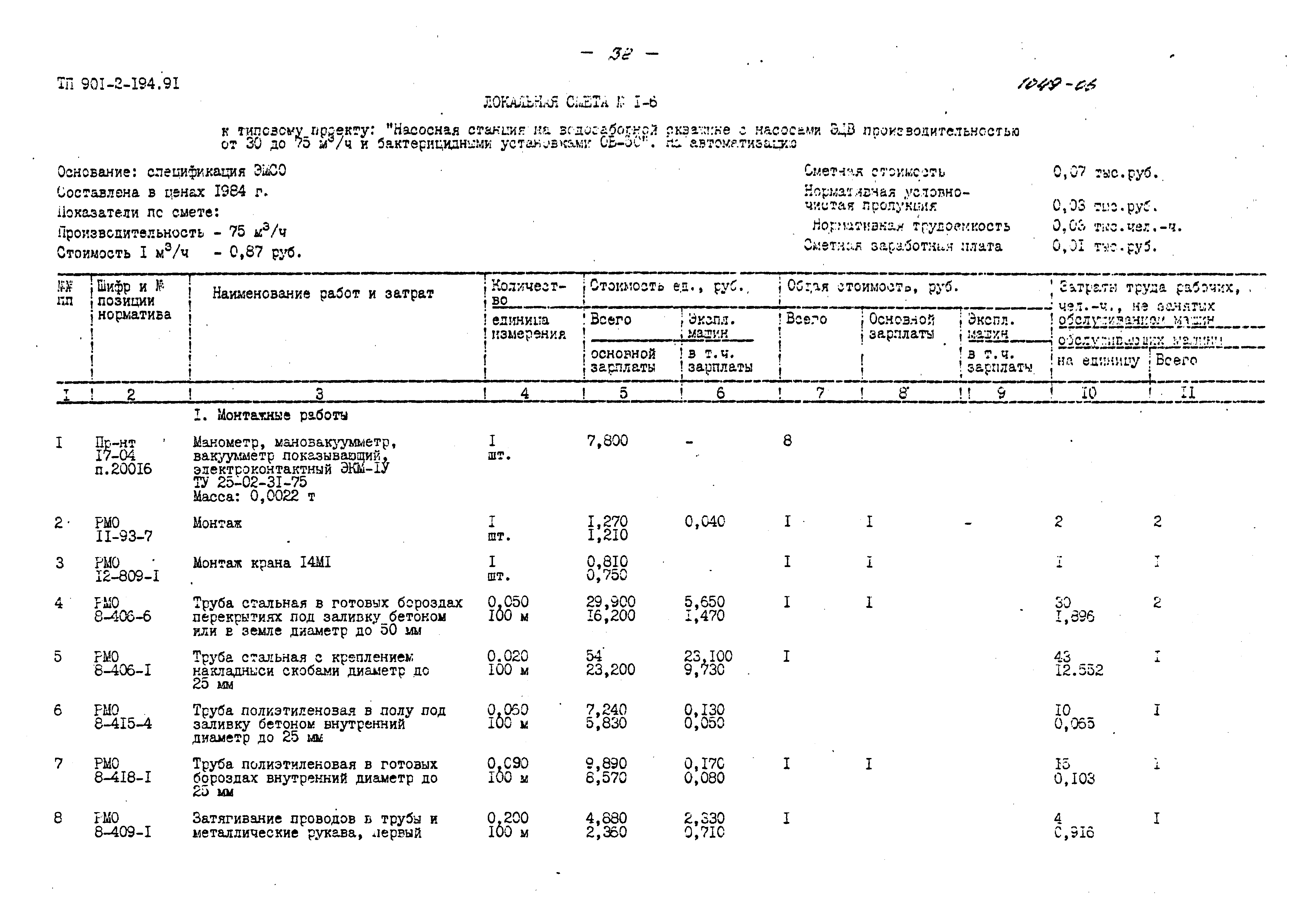Типовой проект 901-2-194.91
