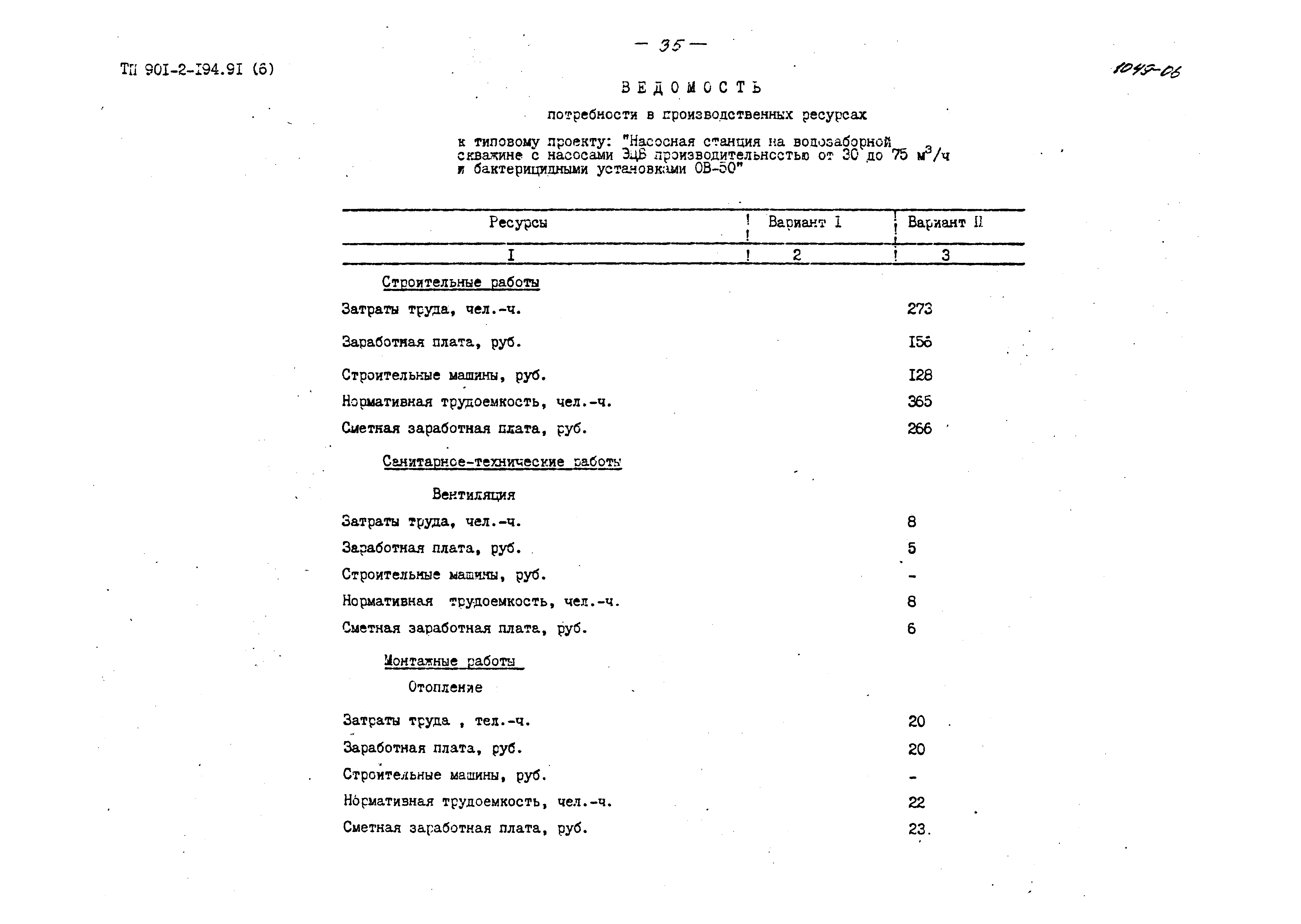 Типовой проект 901-2-194.91