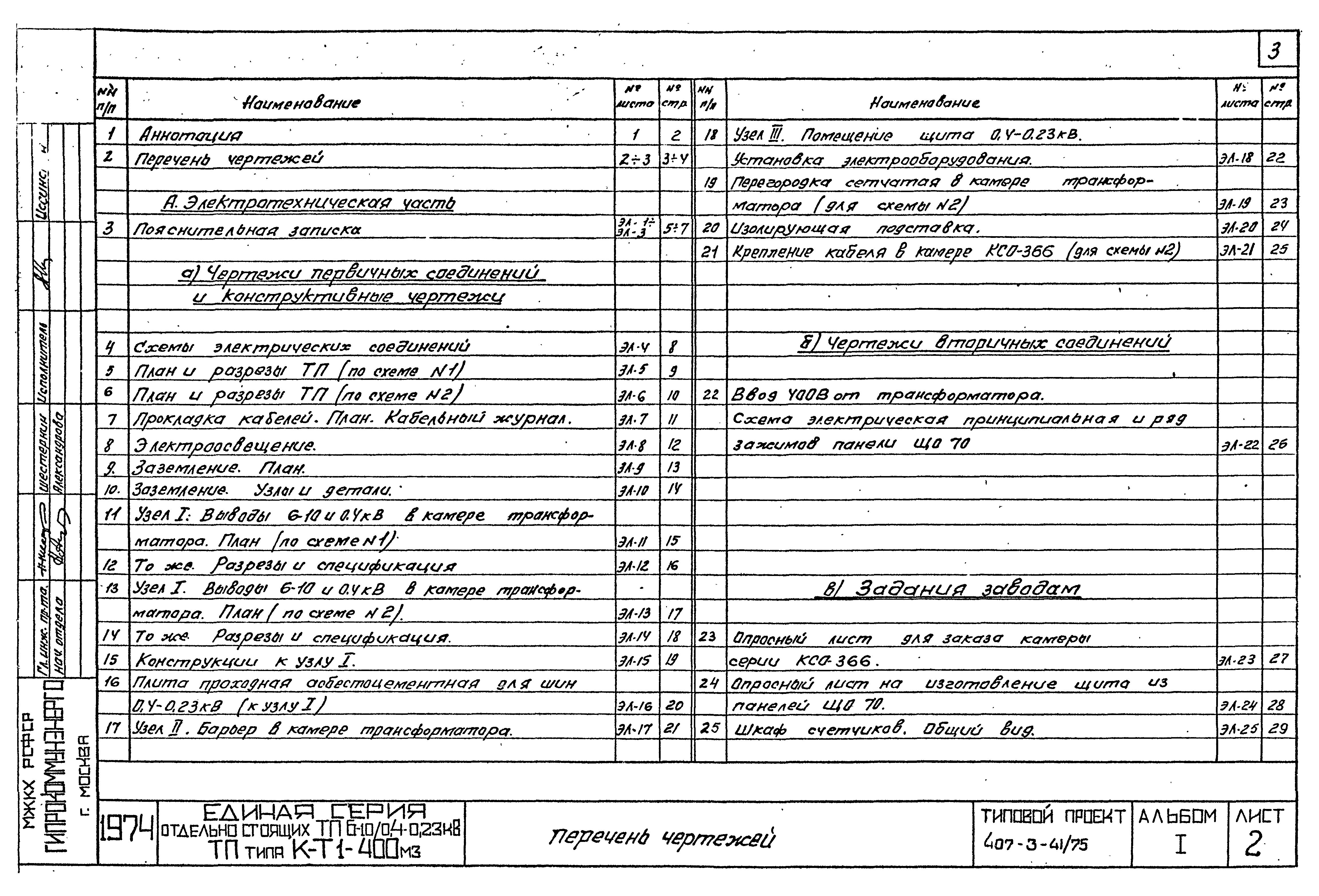 Типовой проект 407-3-41/75
