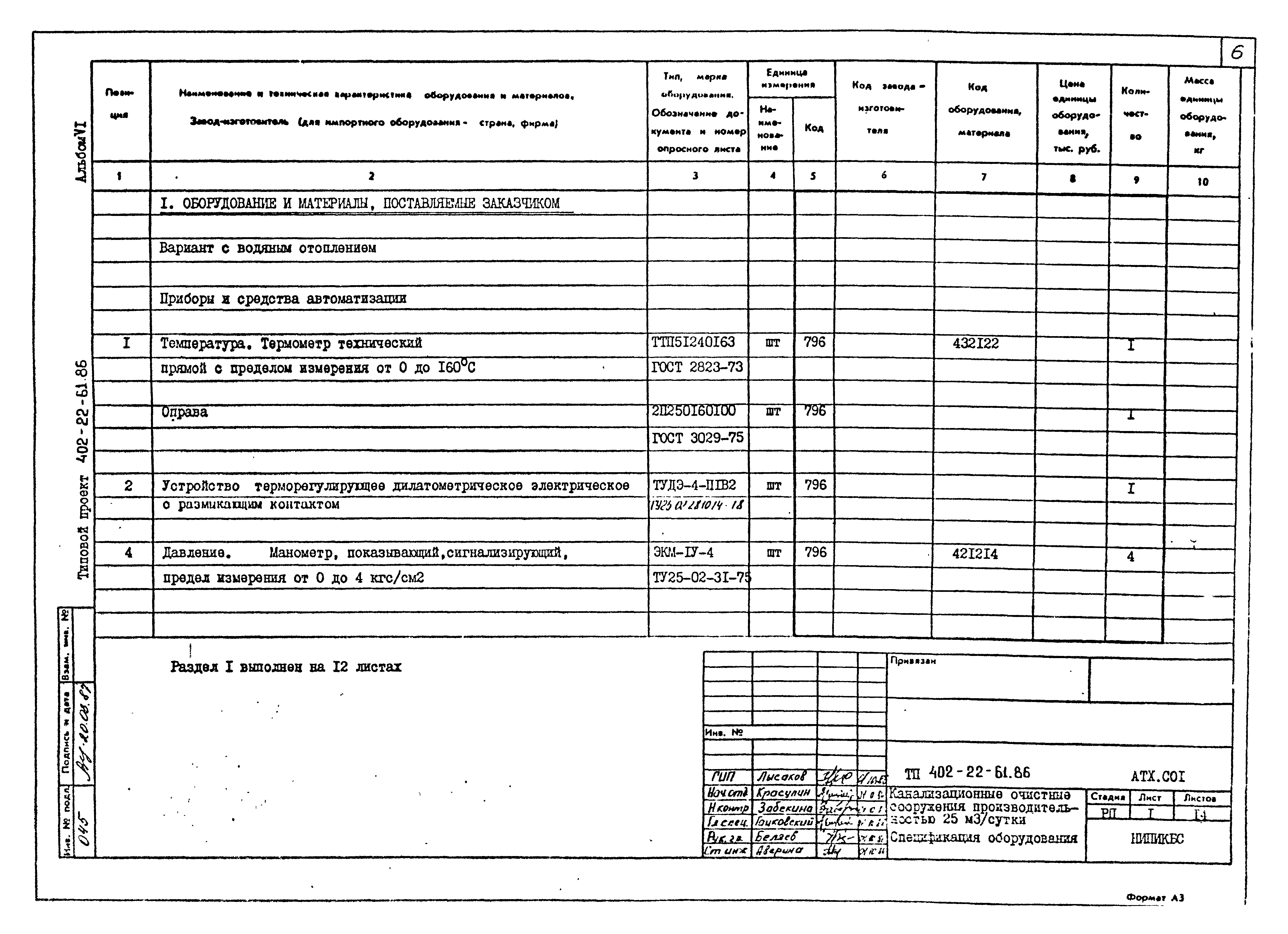 Типовой проект 402-22-61.86