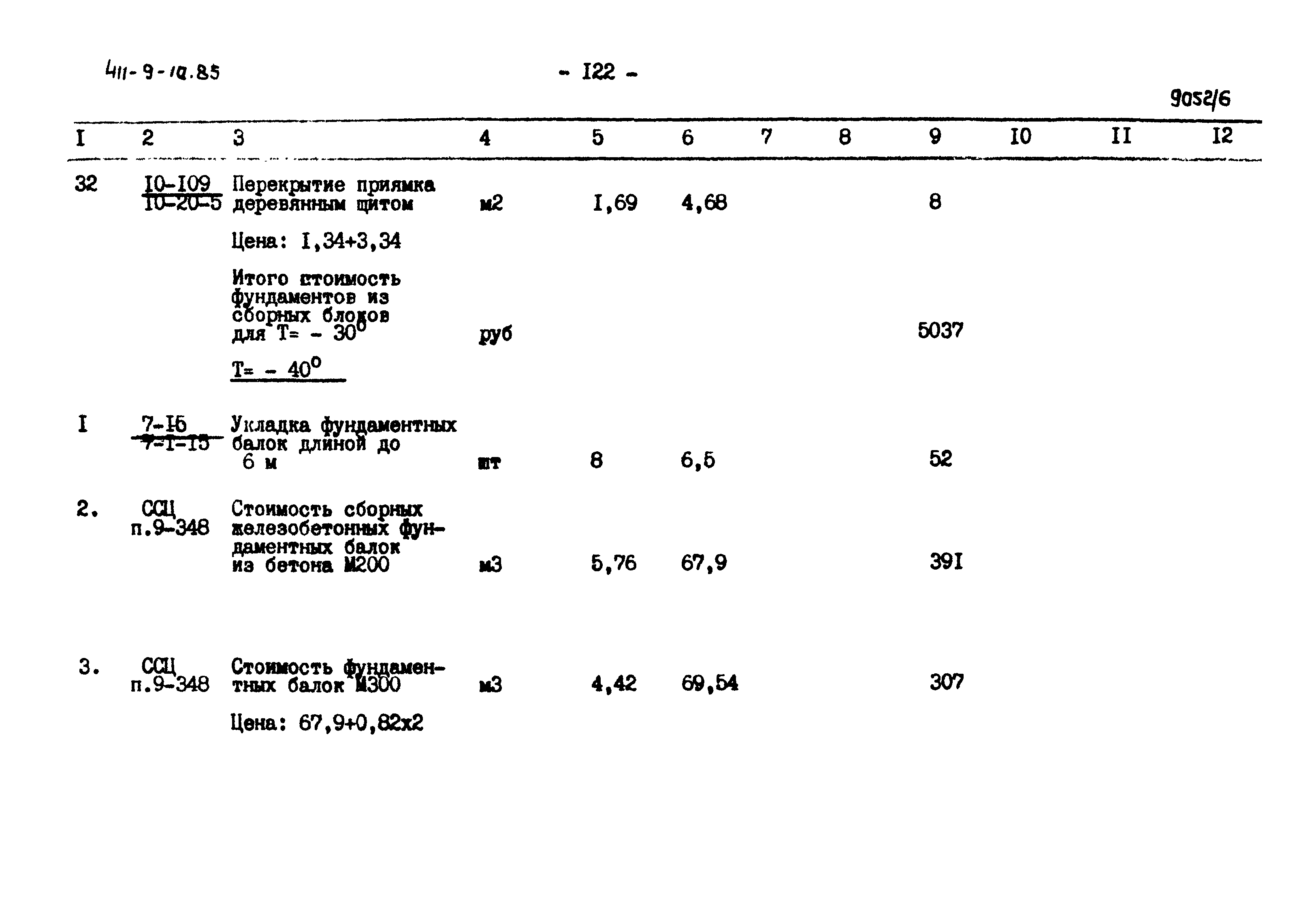 Типовой проект 411-9-10.85