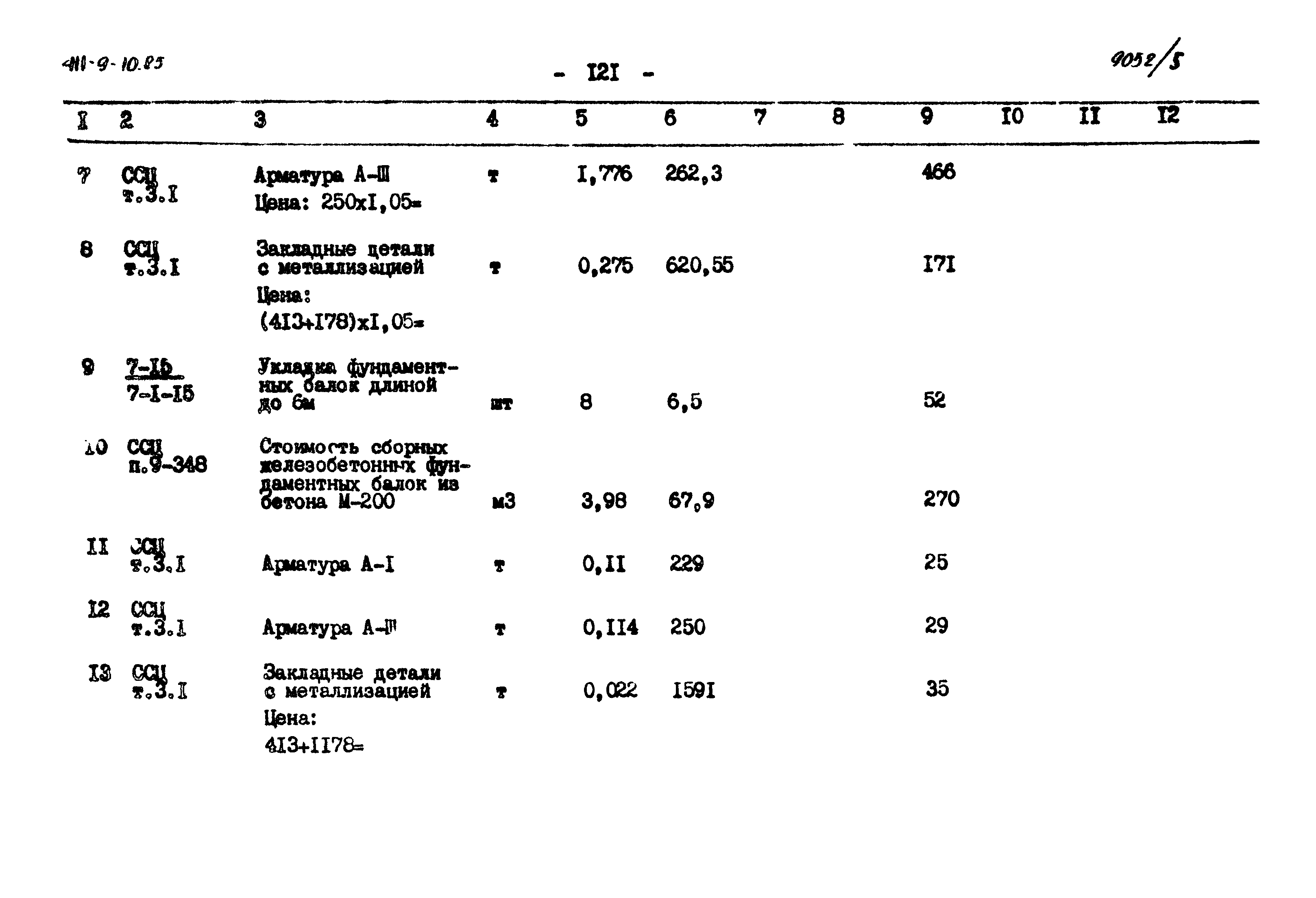 Типовой проект 411-9-10.85