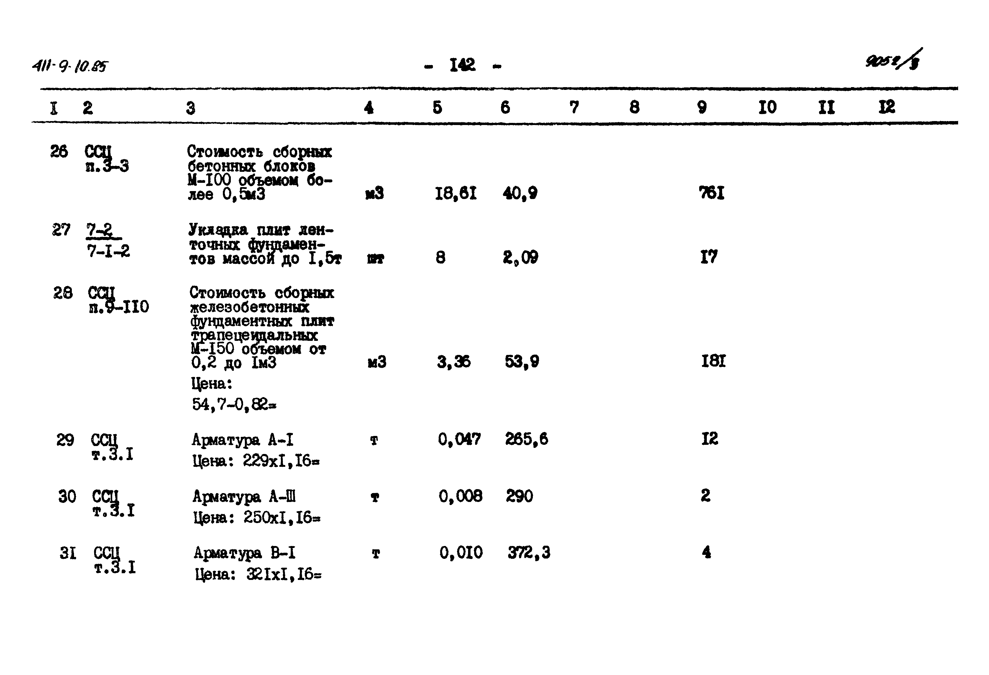 Типовой проект 411-9-10.85
