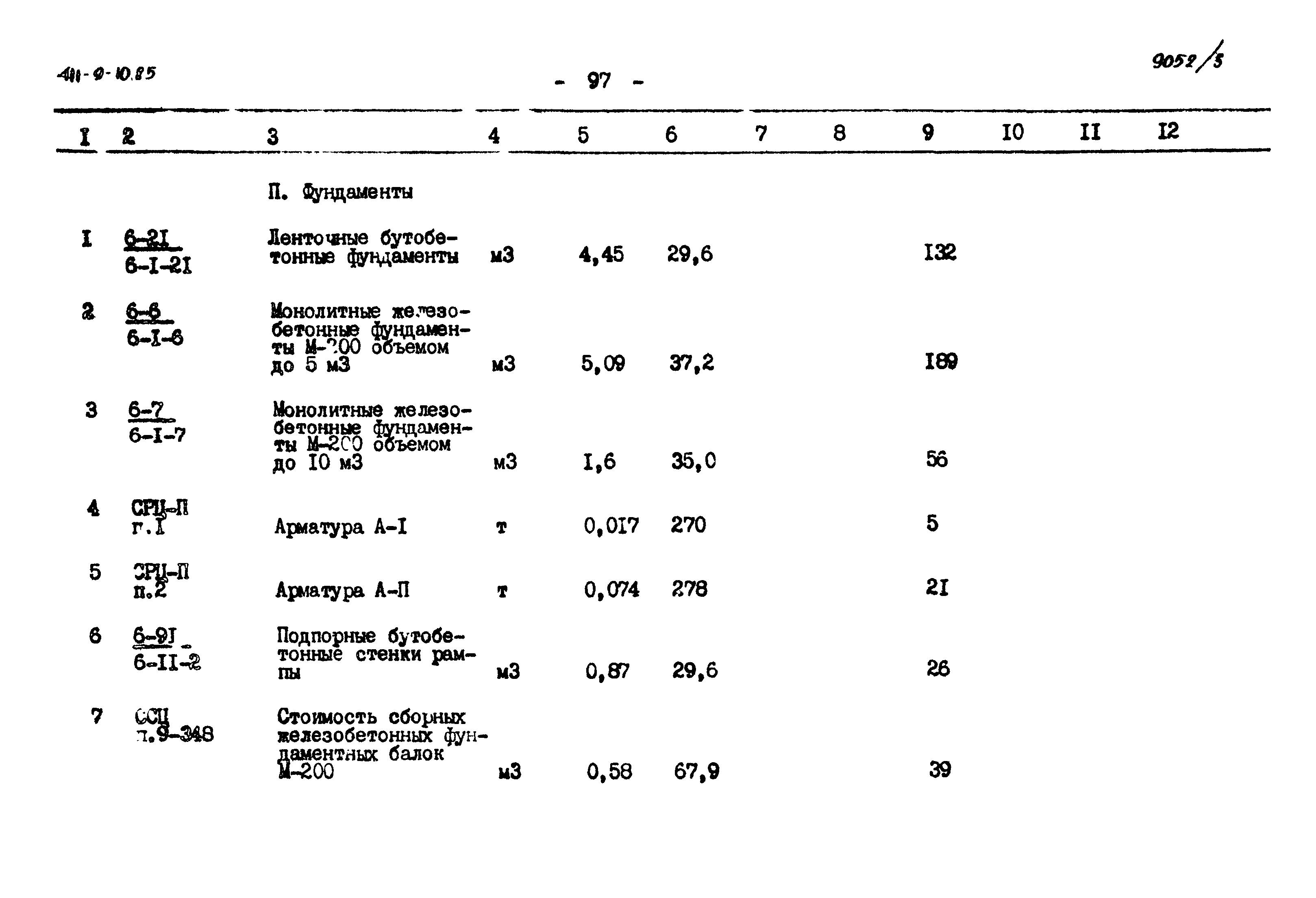 Типовой проект 411-9-10.85