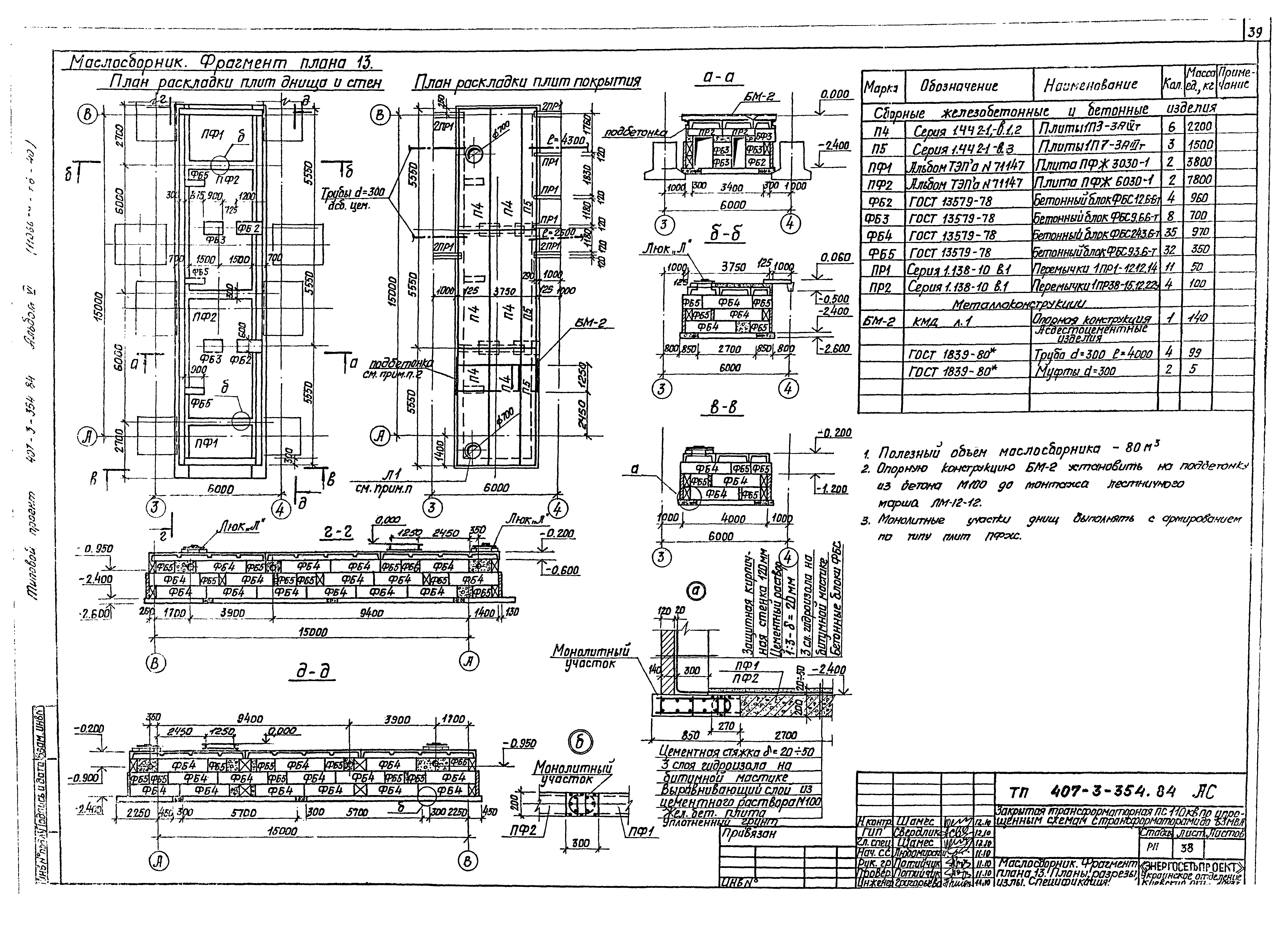 Типовой проект 407-3-354.84