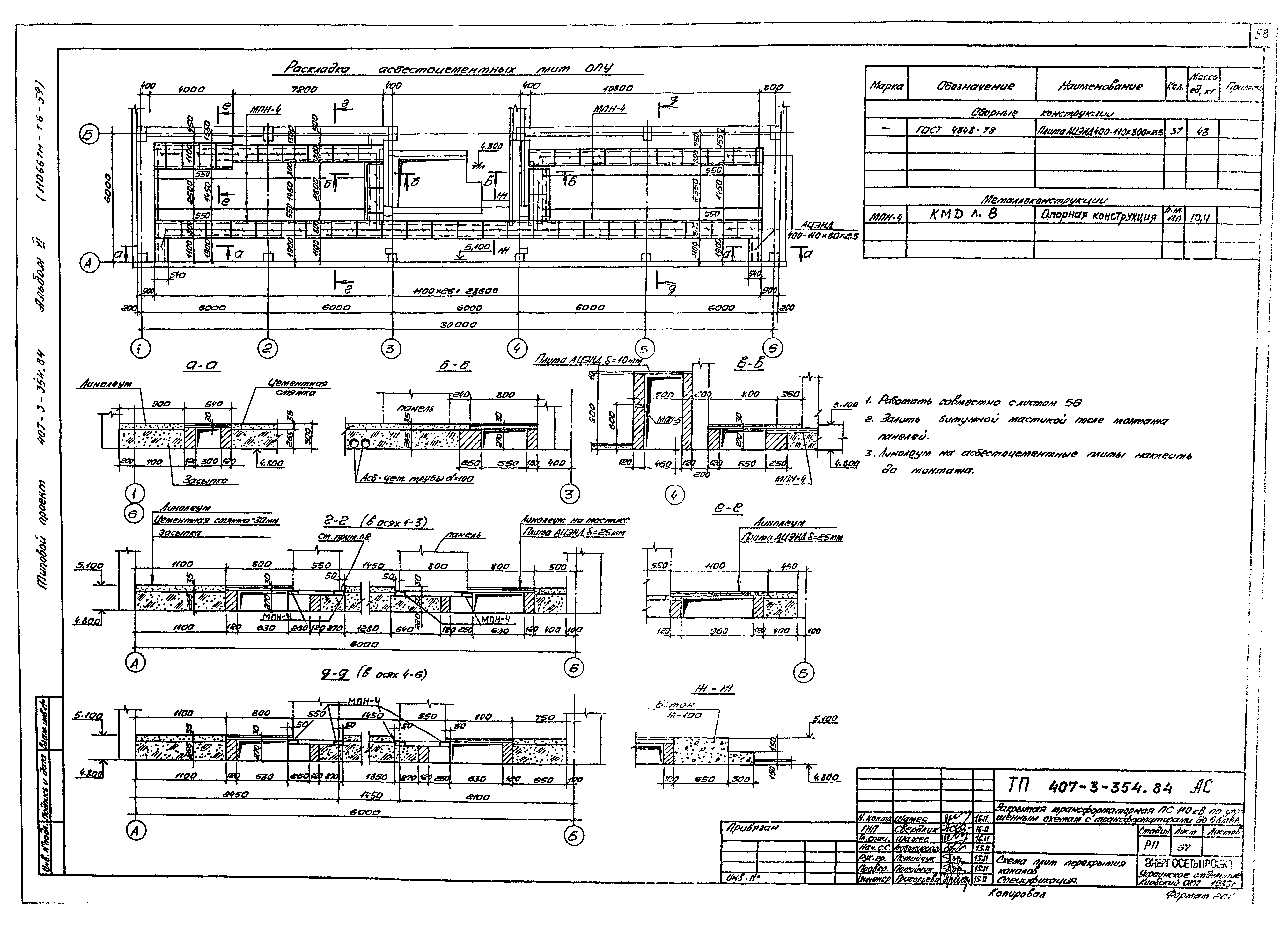 Типовой проект 407-3-354.84