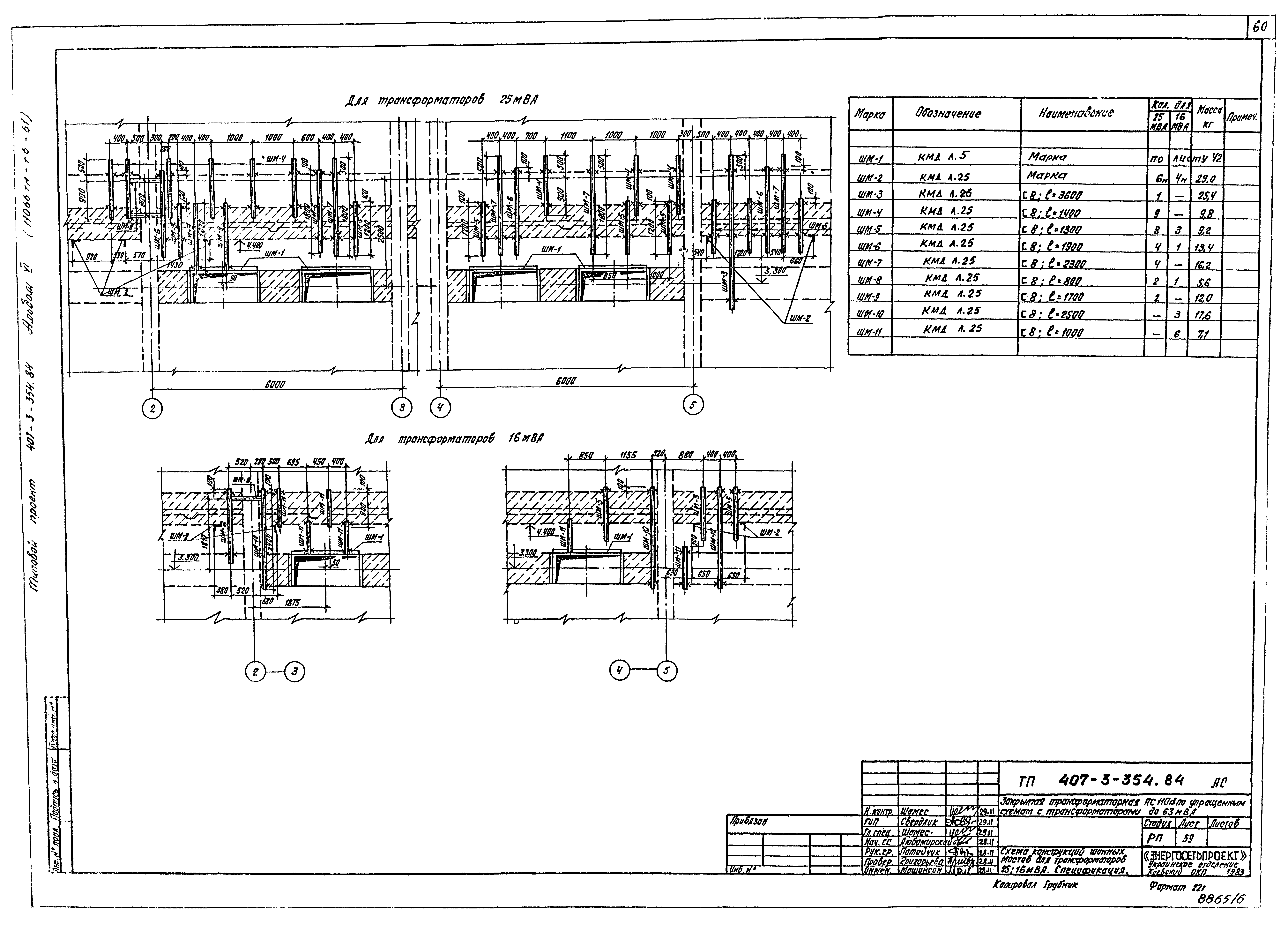 Типовой проект 407-3-354.84