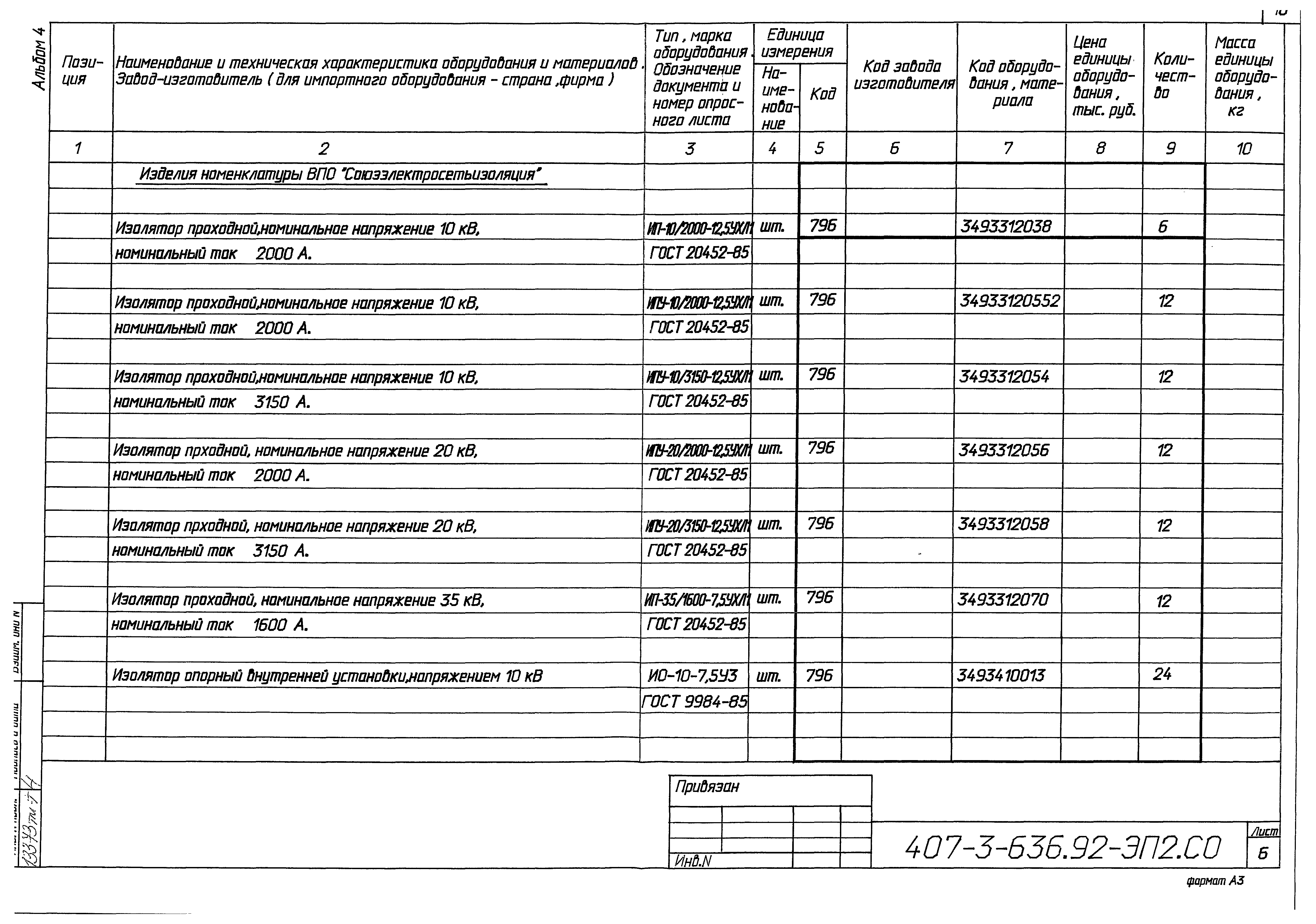 Типовой проект 407-3-636.92