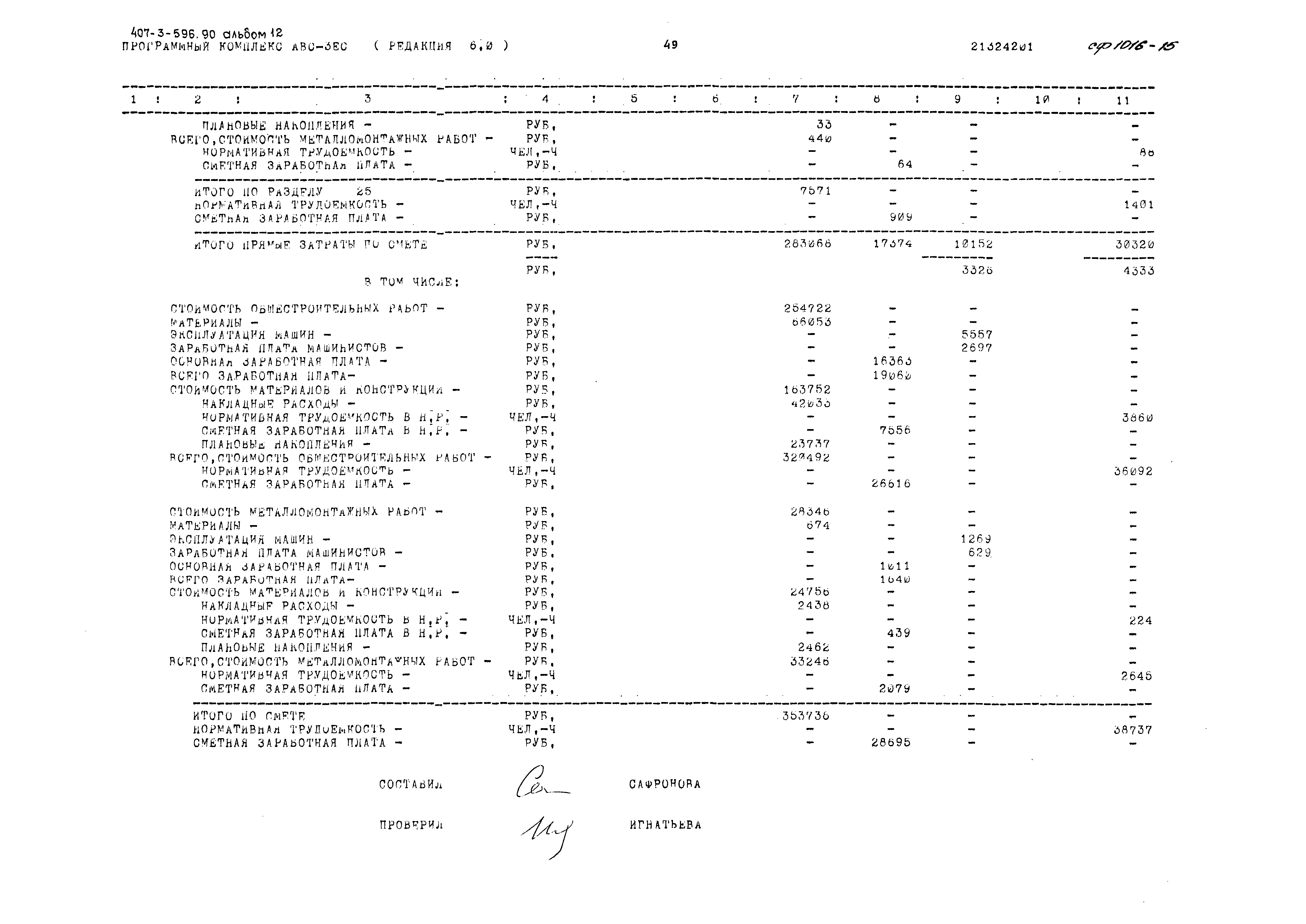 Типовой проект 407-3-596.90