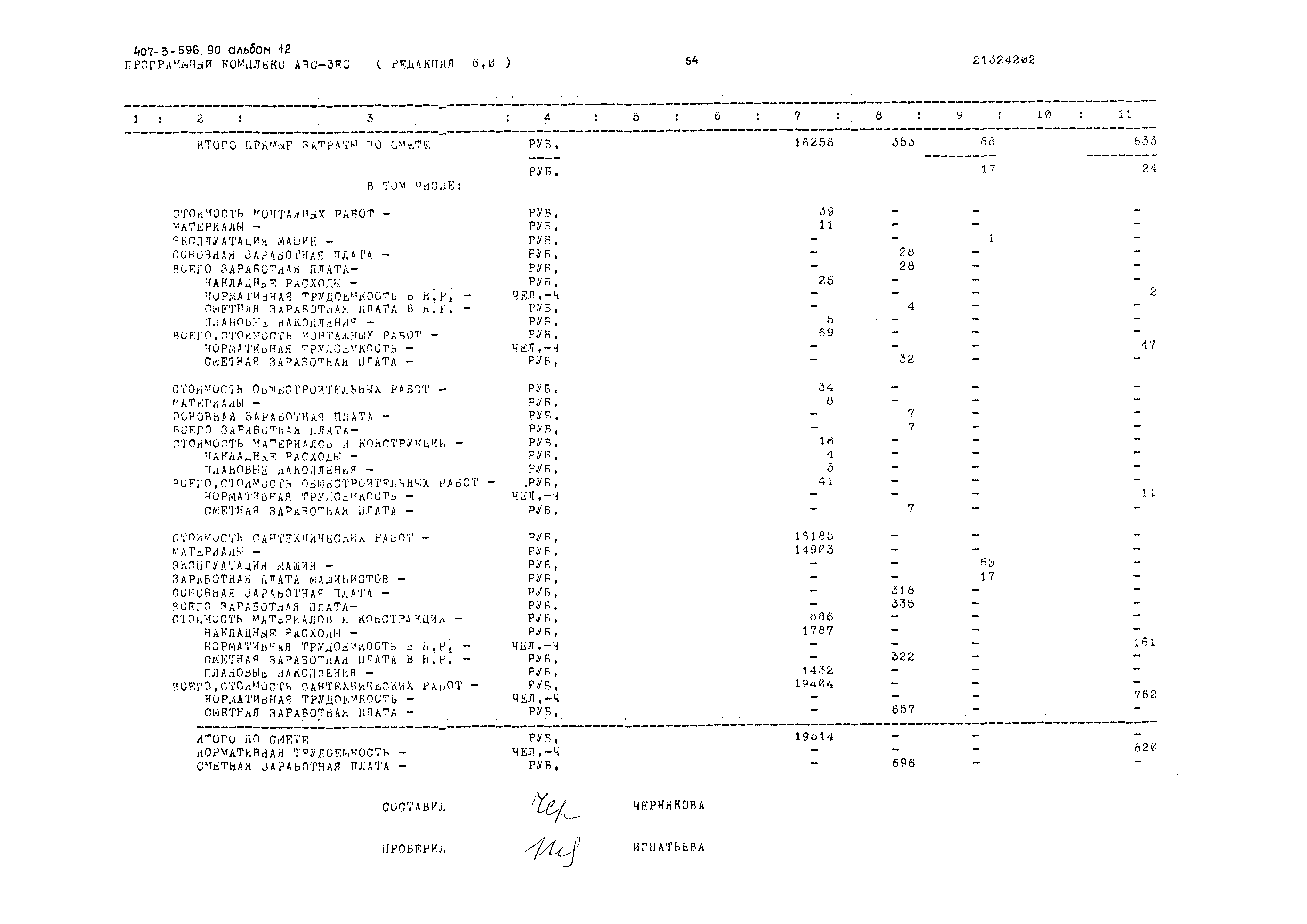 Типовой проект 407-3-596.90